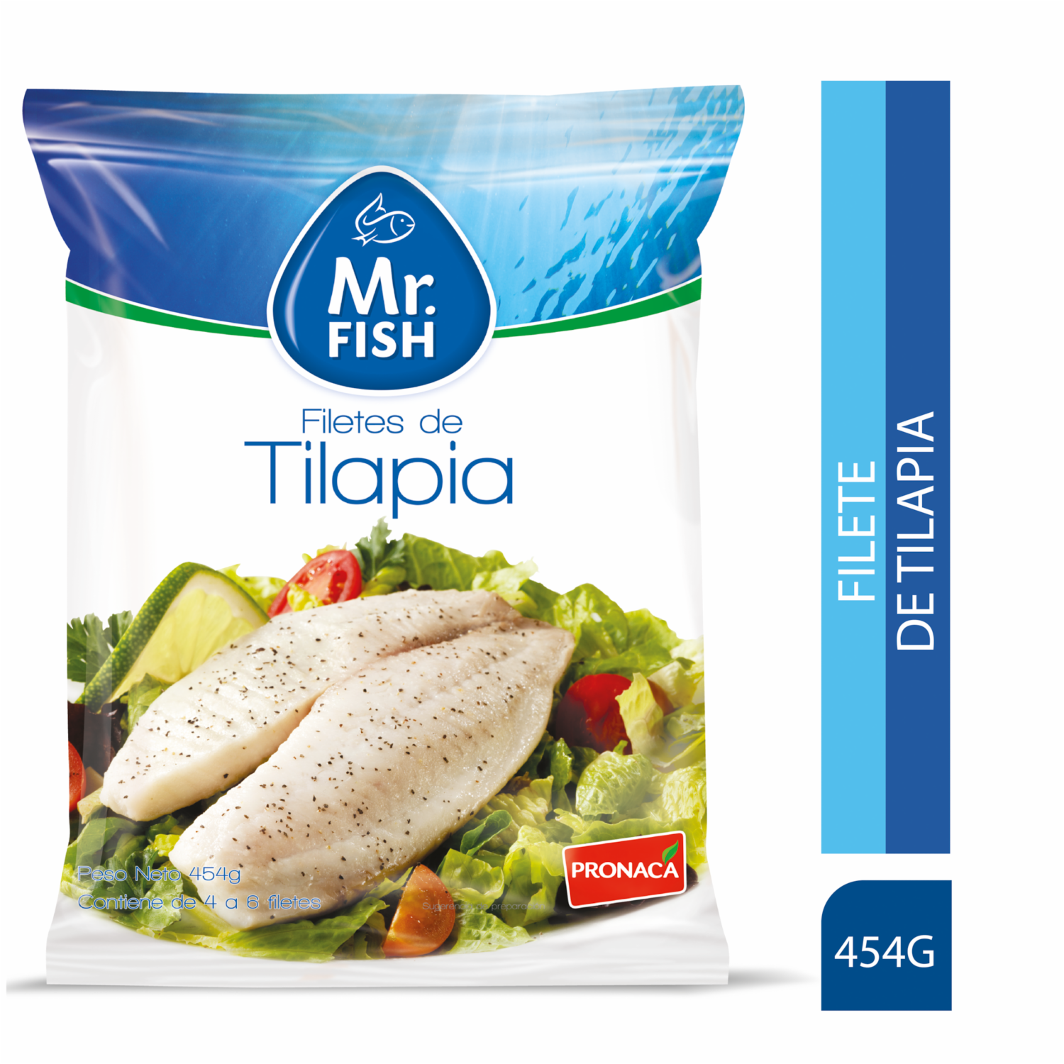 Filete De Tilapia De Tilapia Funda MR. FISH 454 G