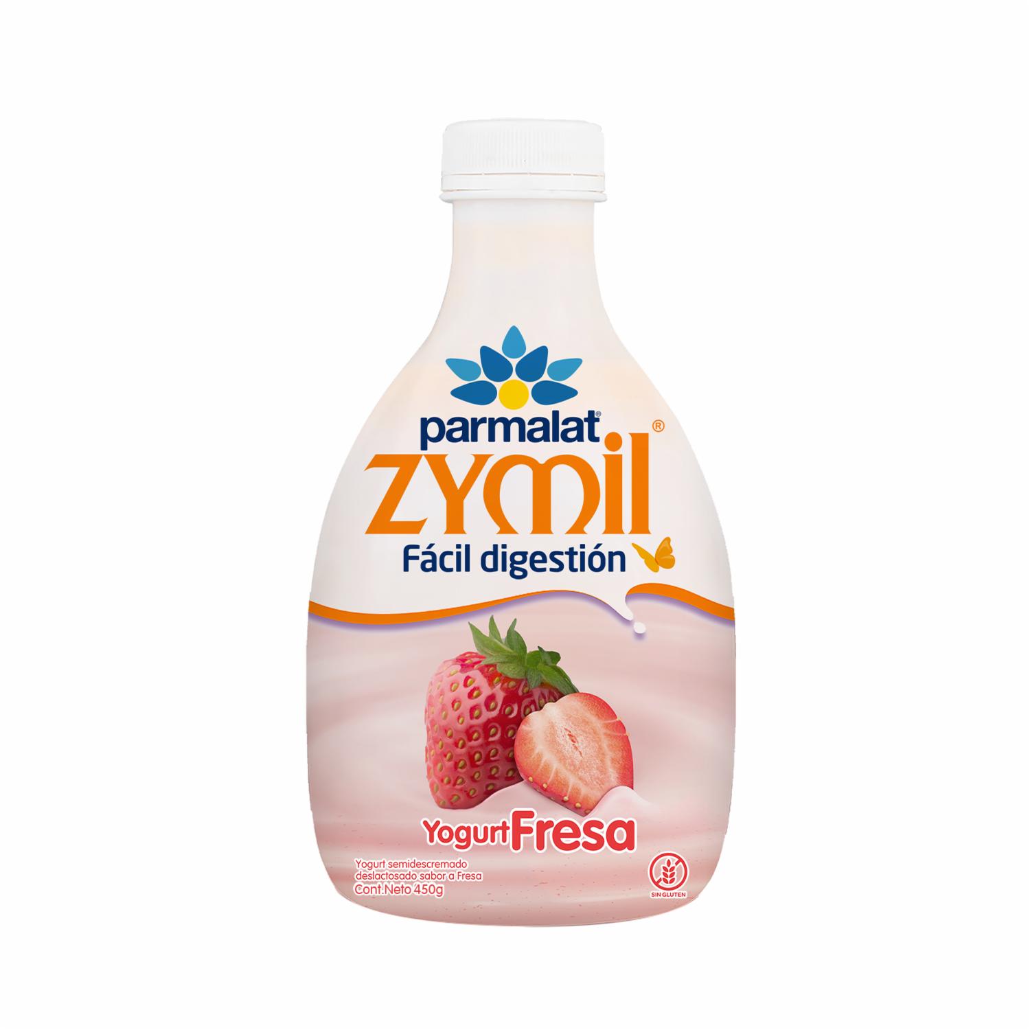 Yogurt Semidescremado Fresa Zymil PARMALAT 450 g