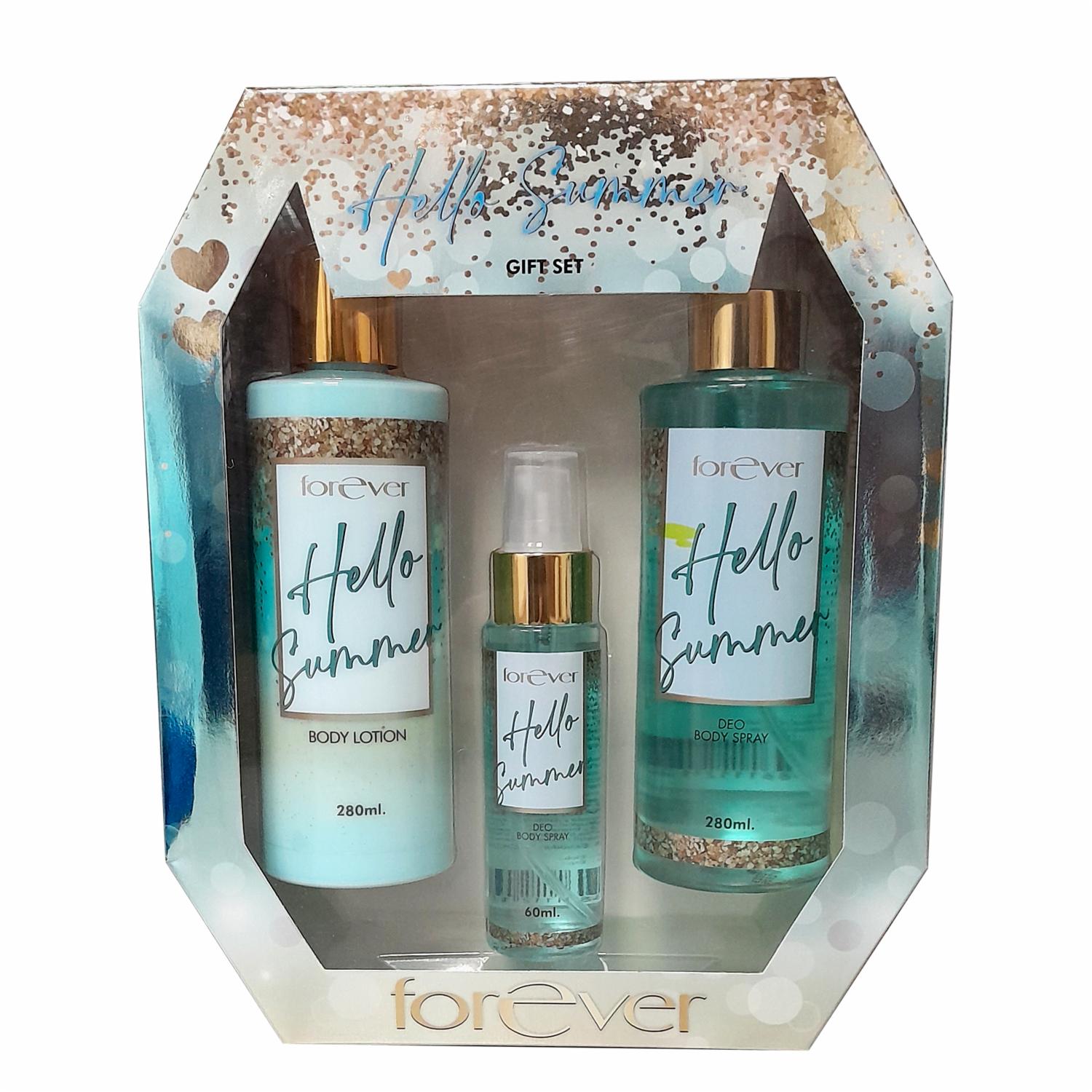 Set Para Dama Hello Sumer New Dbs+Bl+Dbs FOREVER 2 X 250 Ml