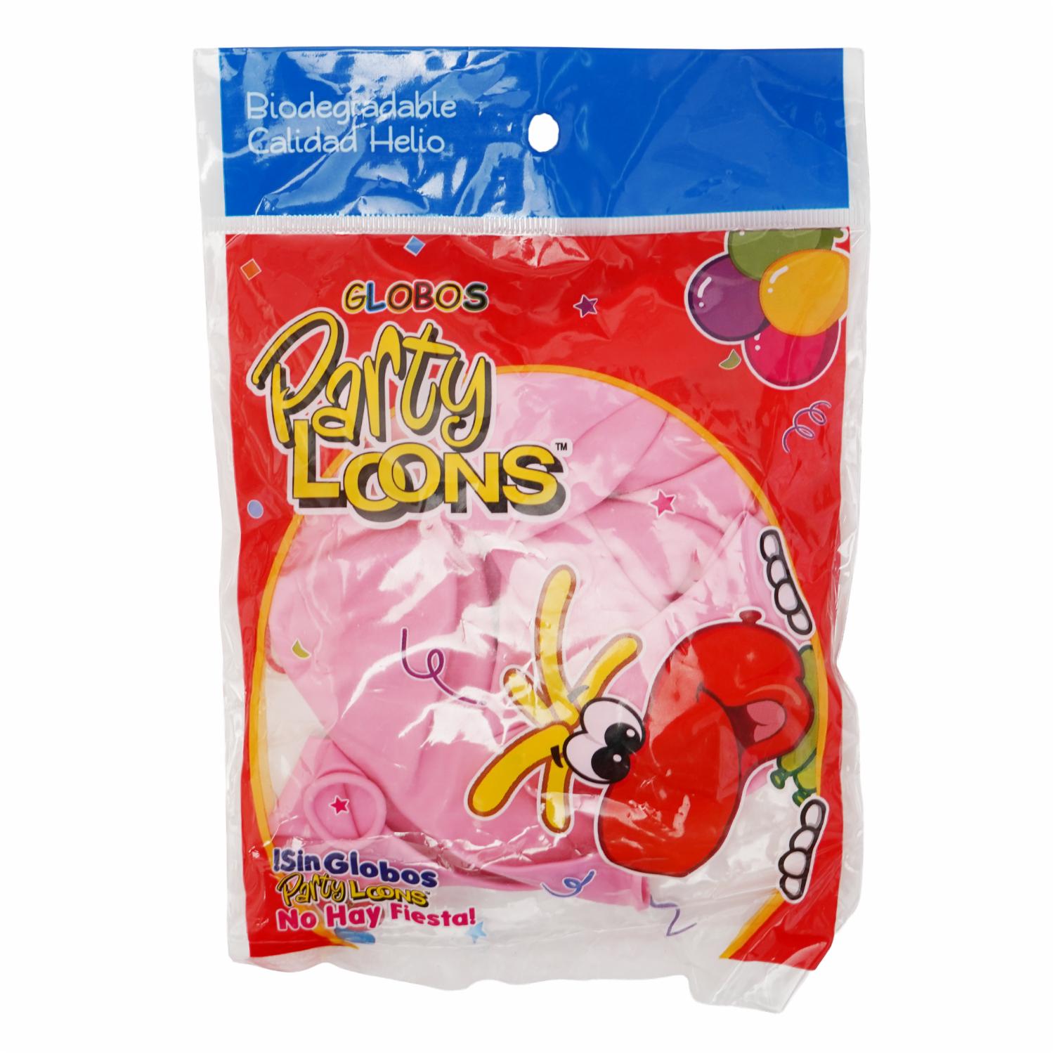 Globo Rosado PARTY LOONS N°12