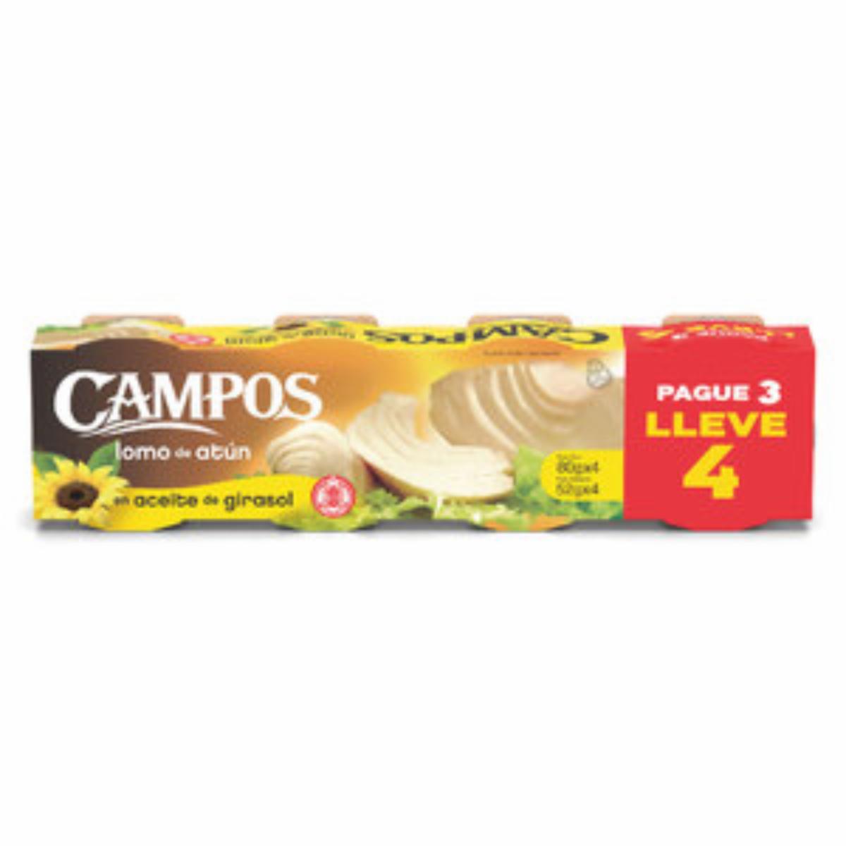 Atún En Promoción Pague 3 Lleve 4 CAMPOS 320 Gr