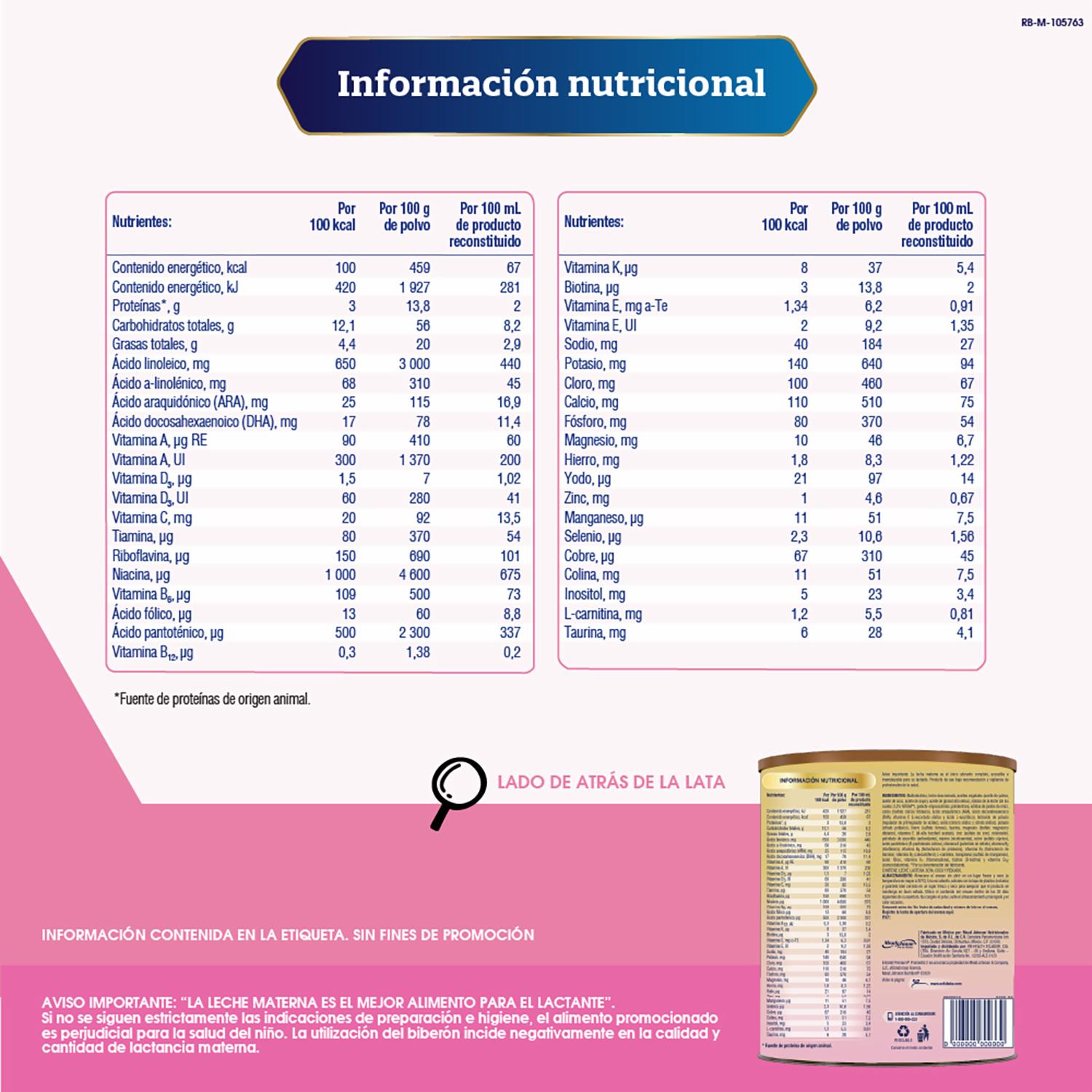 Leche Infantil Segunda Etapa Premium 2 Promental ENFAMIL 375 G