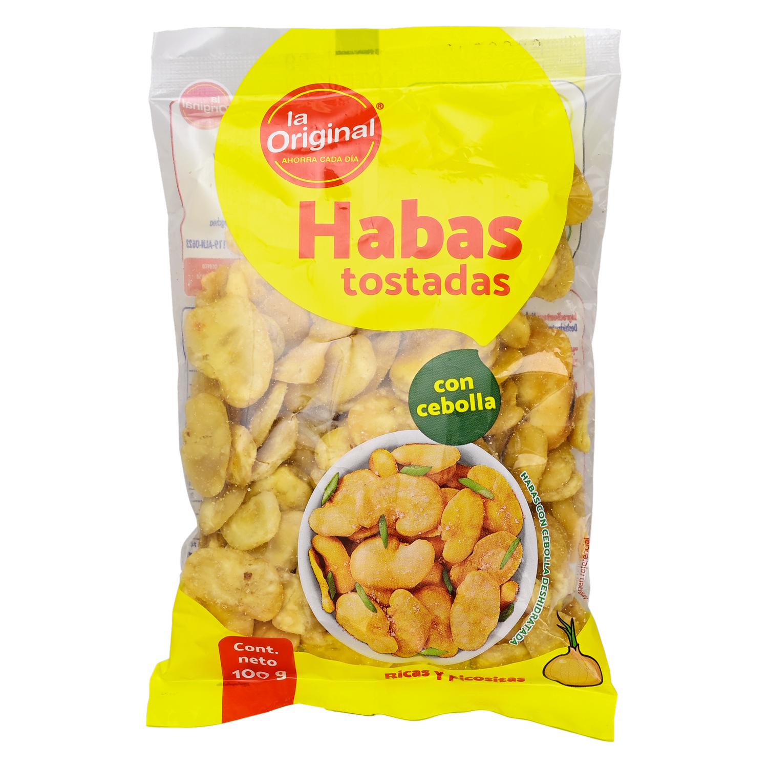 Habas Tostadas Con Cebolla LA ORIGINAL 100 G