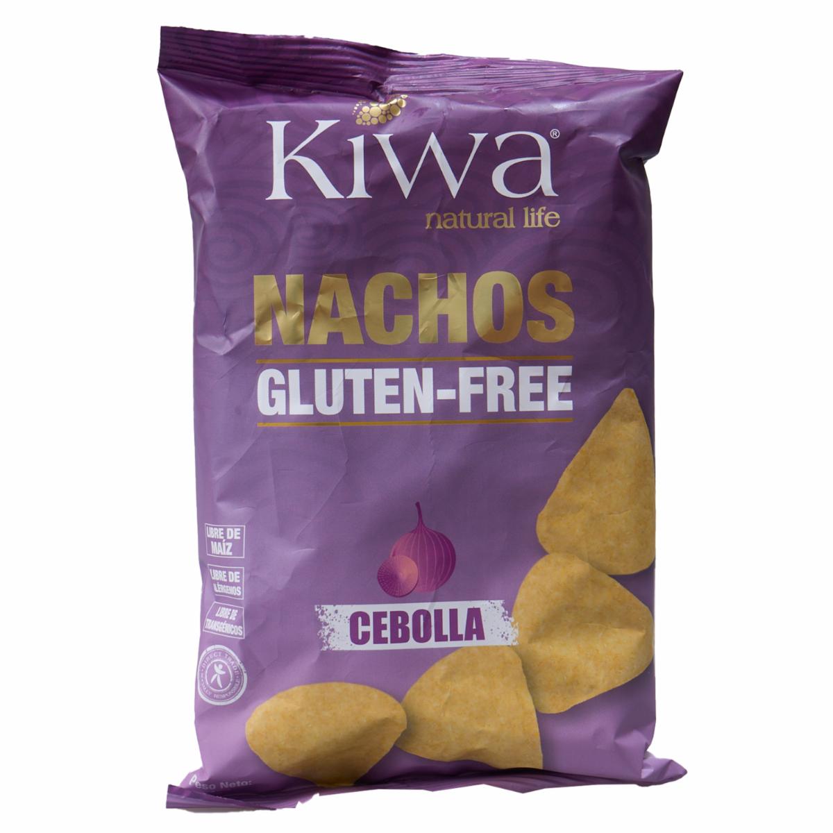 Nachos Sin Gluten Sabor A Cebolla KIWA 40  G