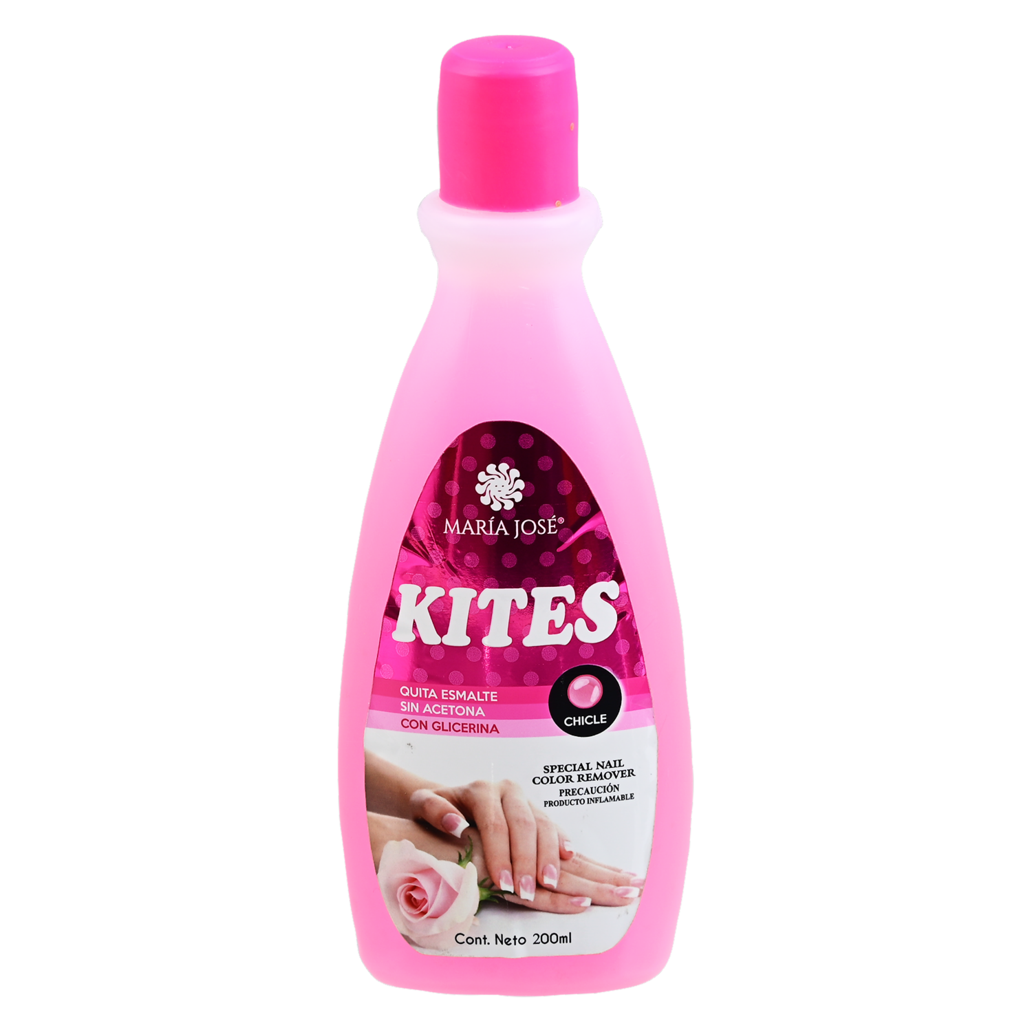 Quita Esmalte Rosado KITES 200 Ml