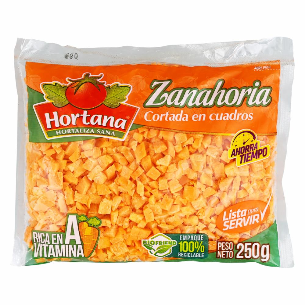 Zanahoria Cortada En Cuadros HORTANA 250 G