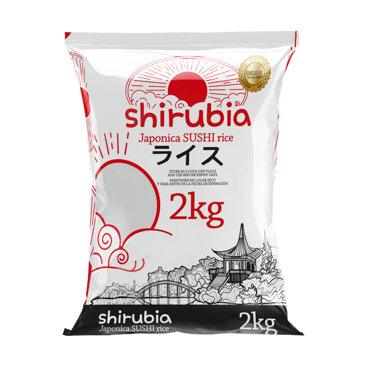 Arroz Para Sushi SHIRUBIA 2000 G