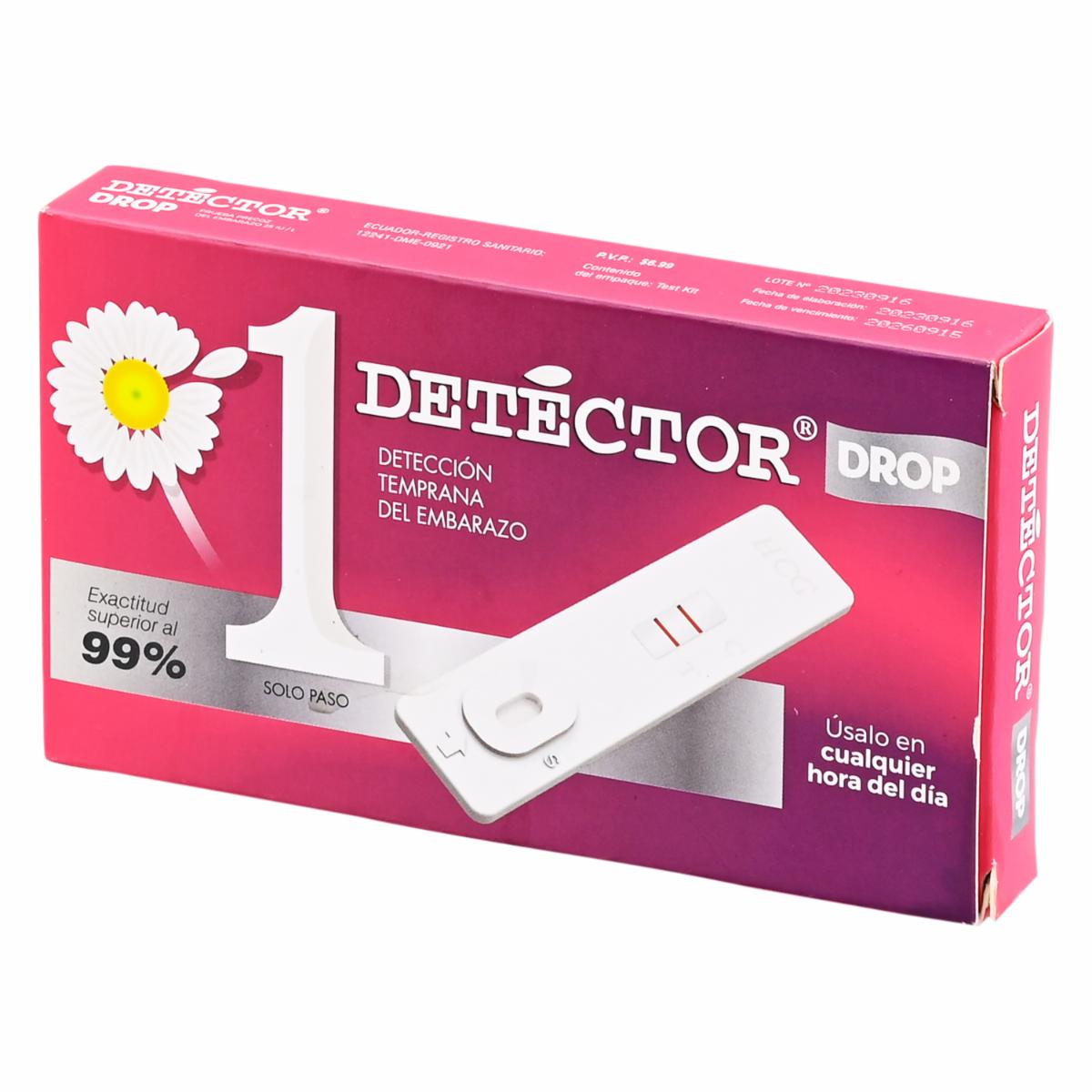 Prueba De Embarazo Drop DETECTOR 1 U