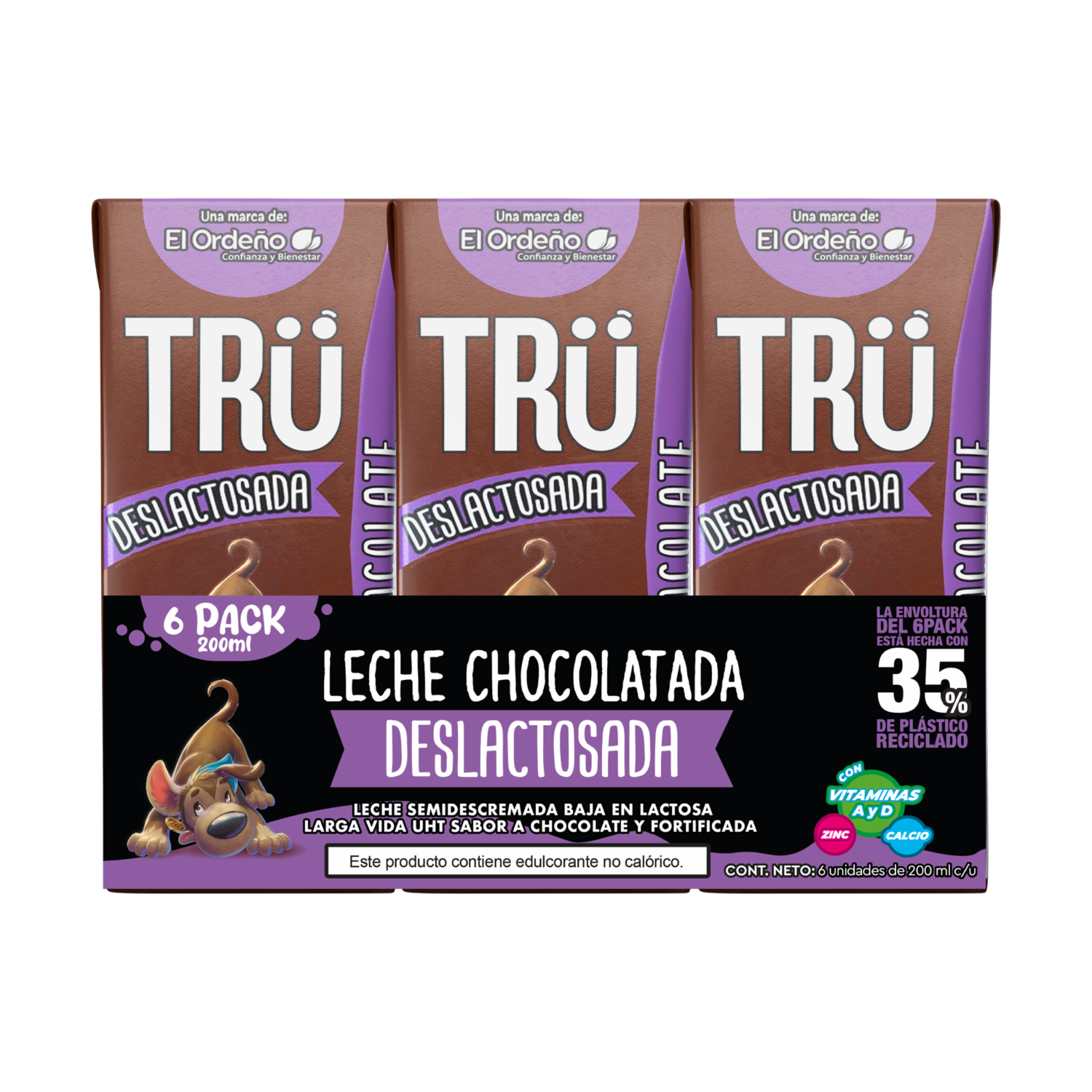 Leche De Chocolate Deslactosada TRÜ 1200 Ml
