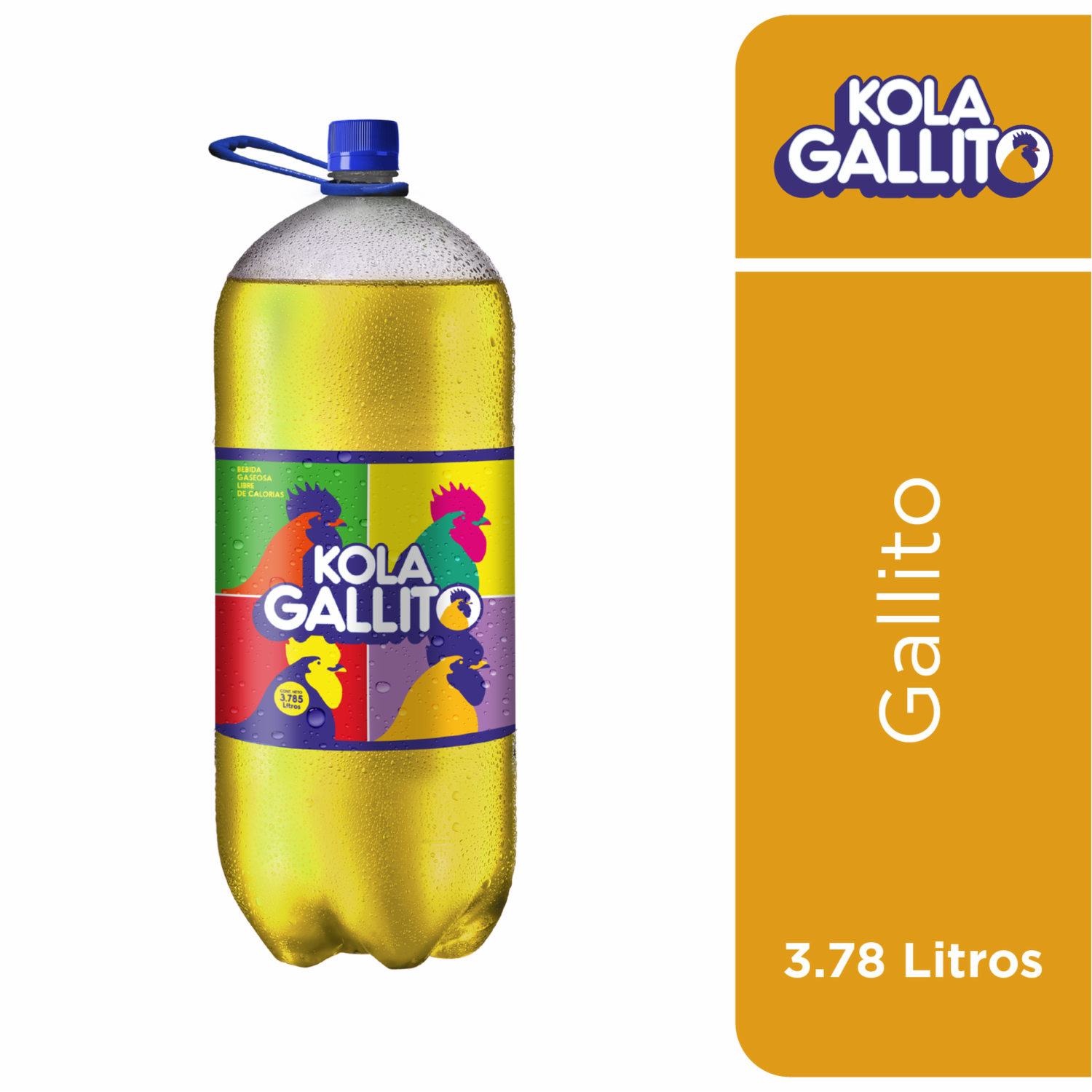 Bebida Gaseosa Sabor Original GALLITO 3785 Ml