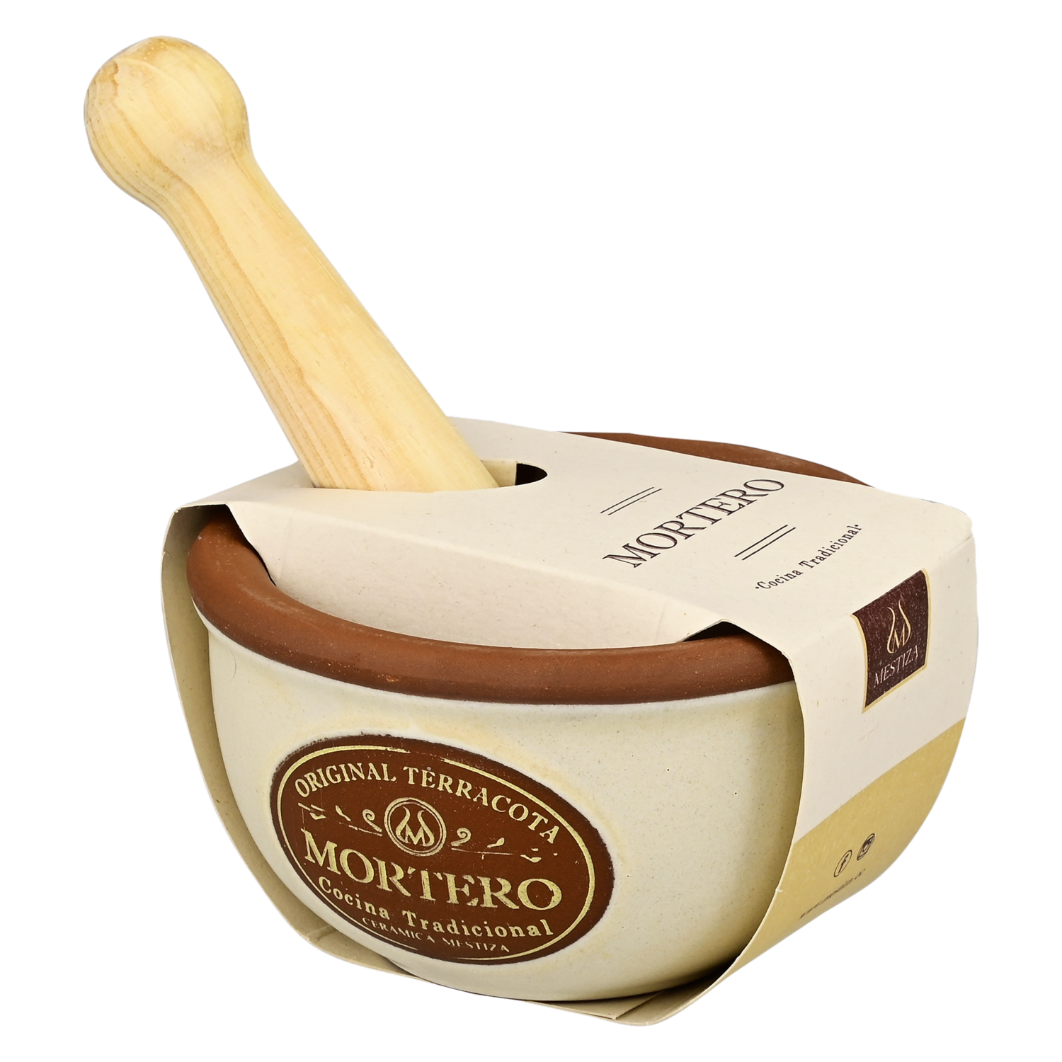 Mortero Color Crema Miel MESTIZA Unidad
