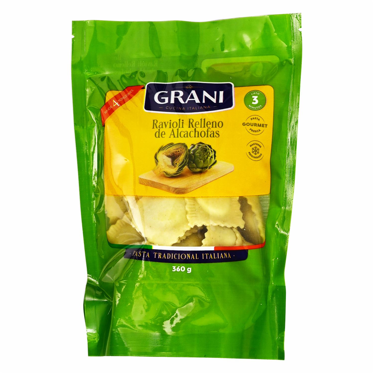 Raviolis Alcachofa GRANI 360g