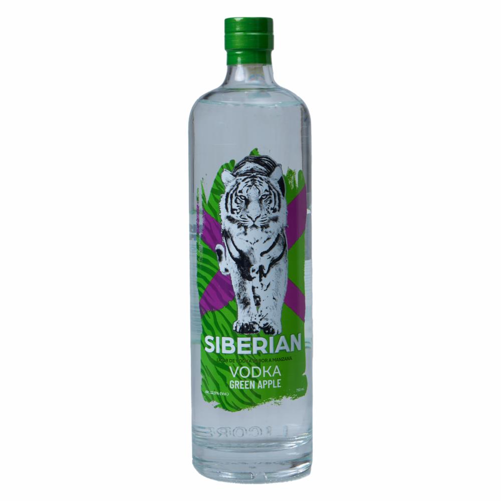 Vodka Green Apple Siberian 750 Ml