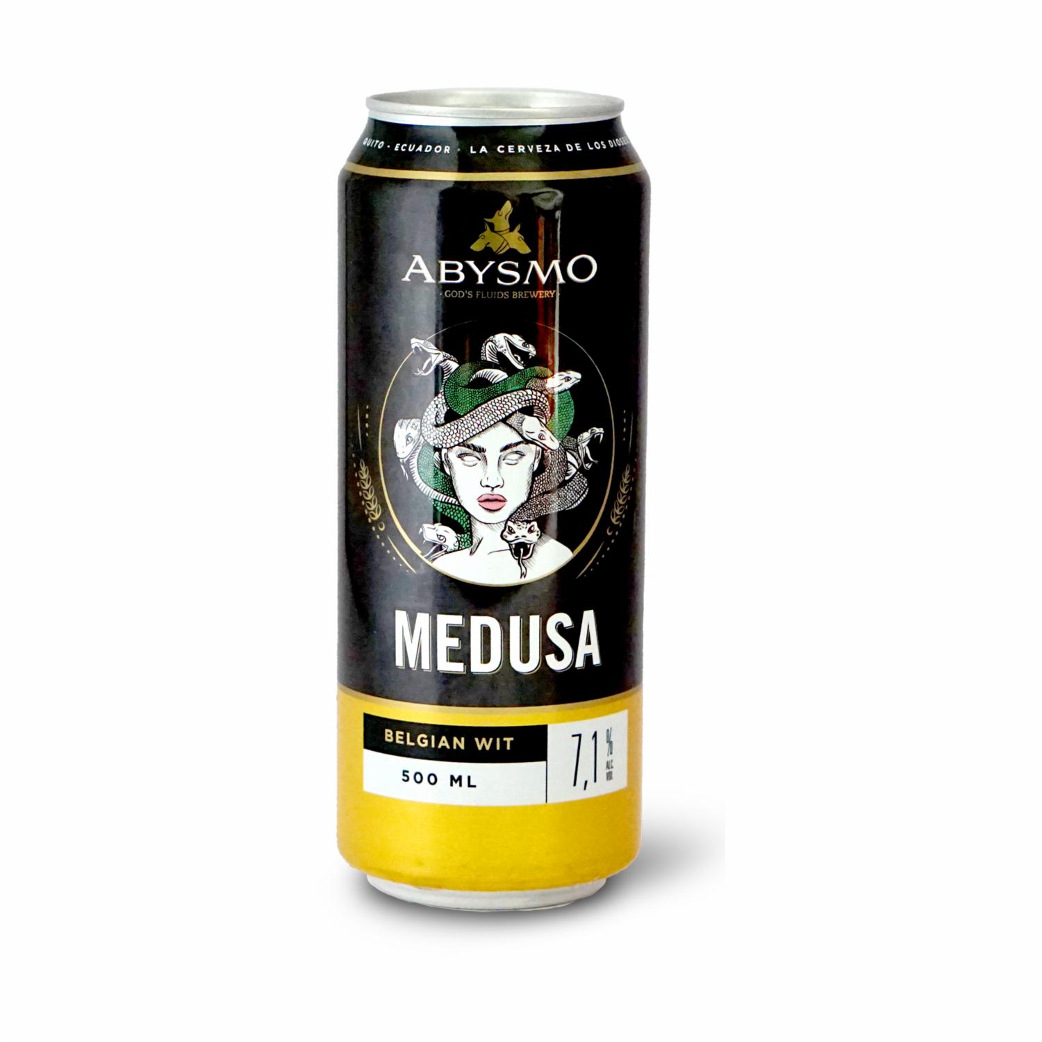Cerveza Medusa Belgian Witt Lata Abysmo 500 Ml