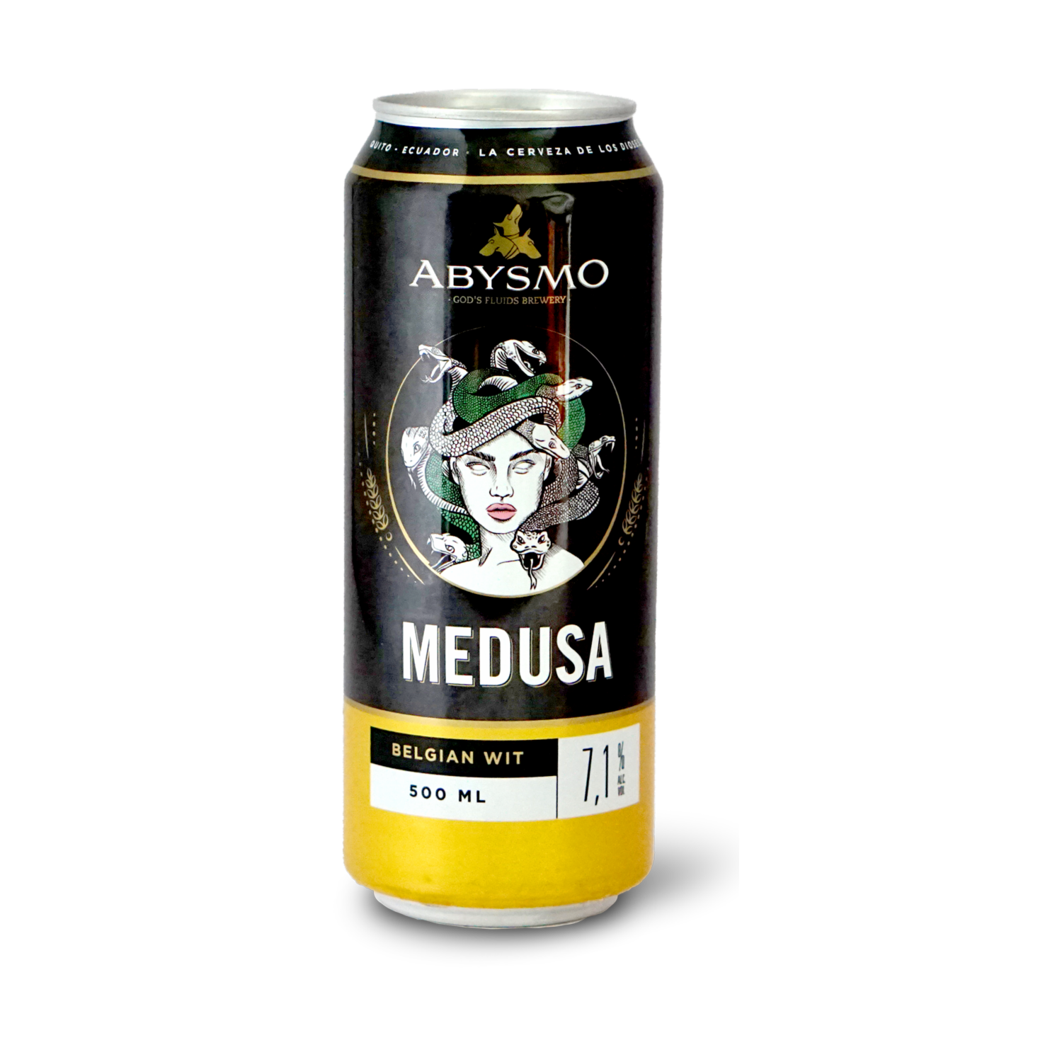 Cerveza Medusa Belgian Witt Lata ABYSMO 500 ml