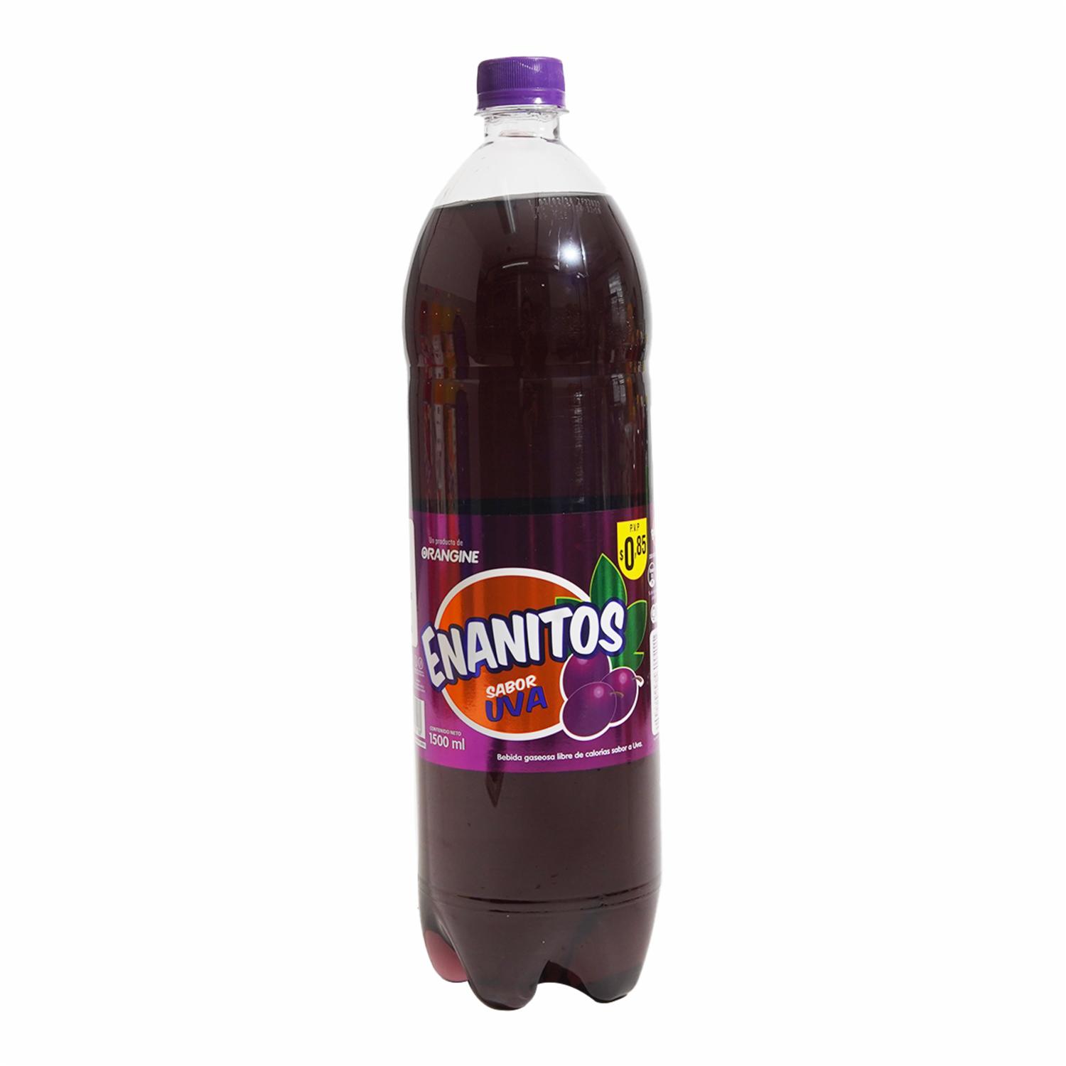 Bebida Gaseosa Sabor a Uva ENANITOS 1500 Ml