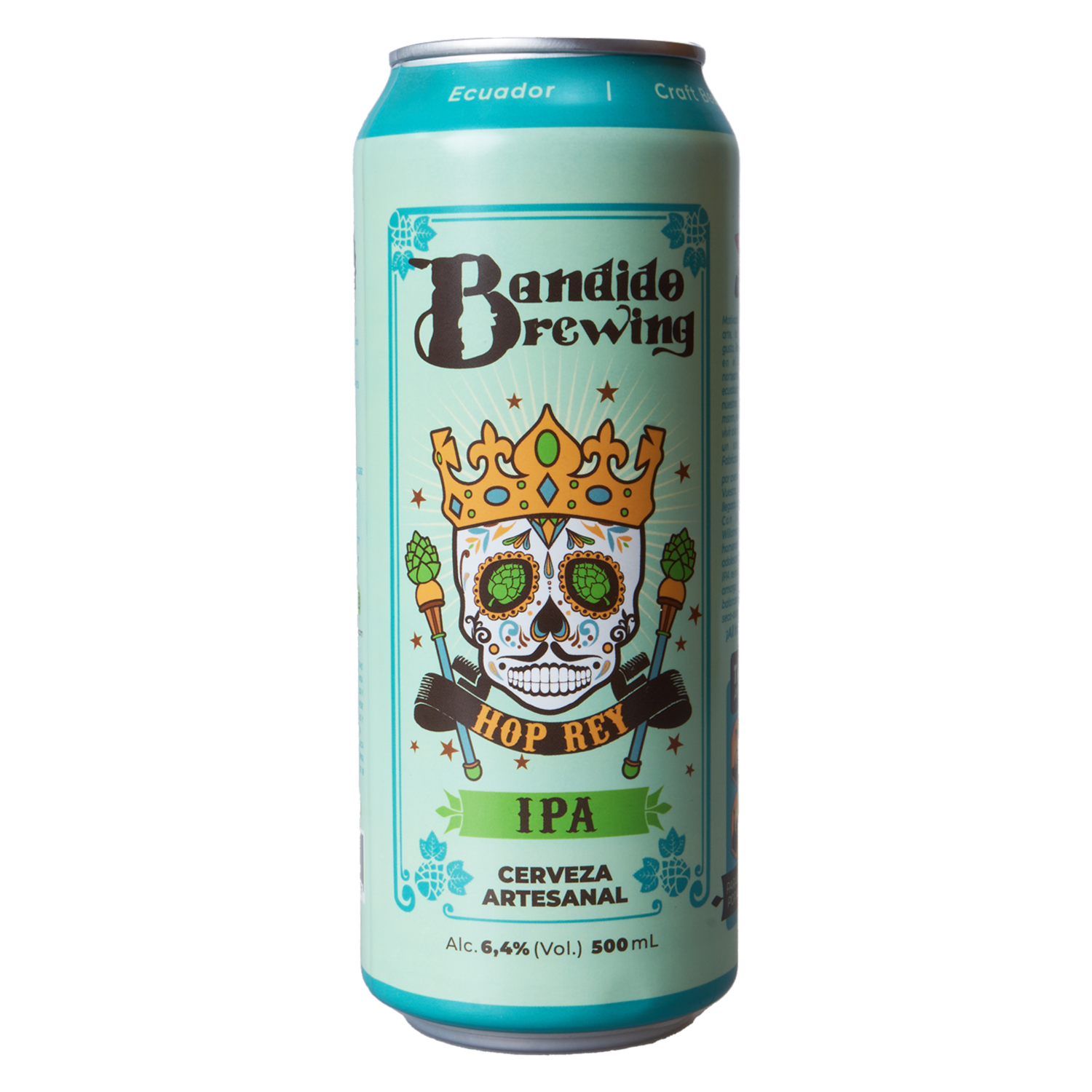 Cerveza Hop Rey Ipa BANDIDO 500 Ml