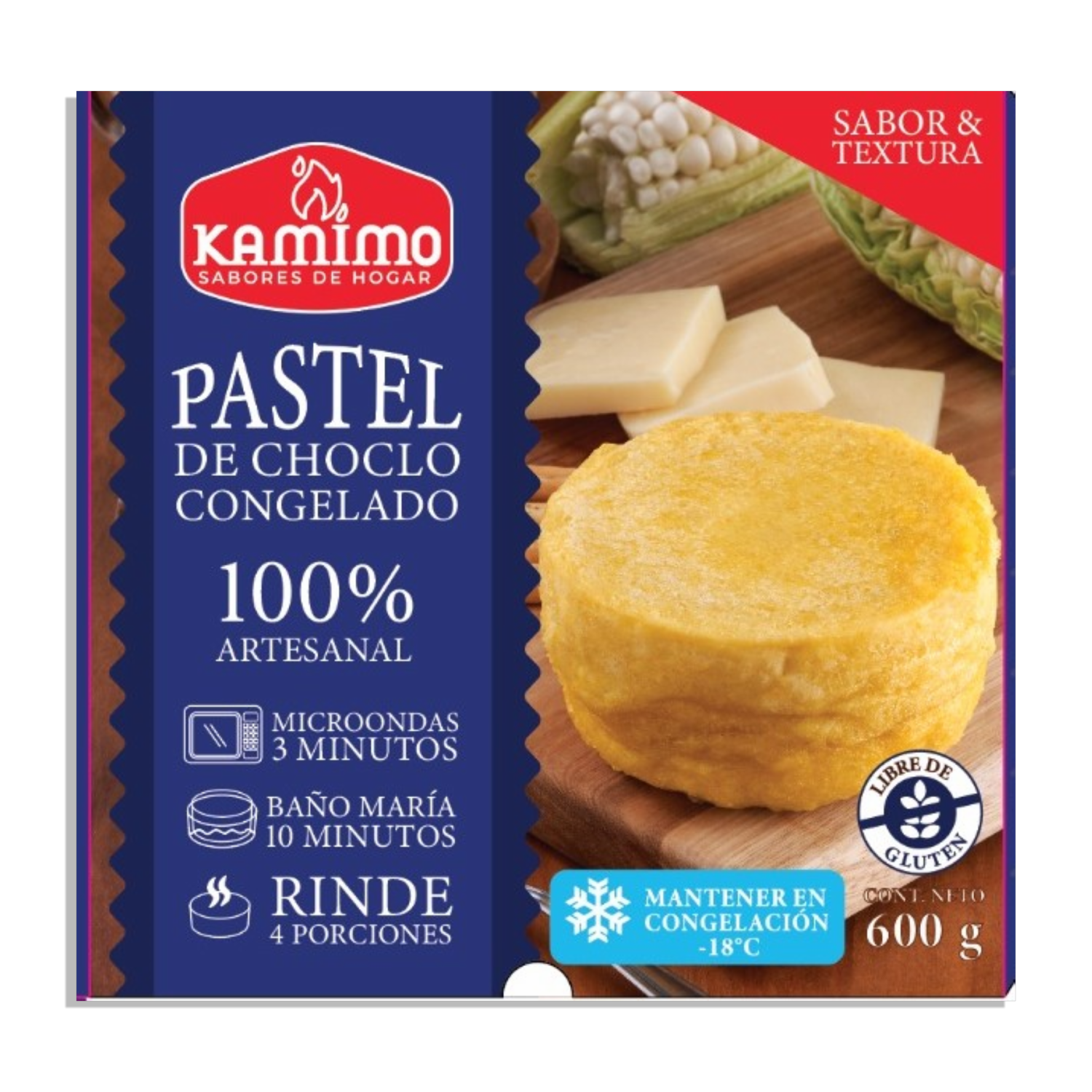 Pastel De Choclo Congelado KAMIMO 600 G