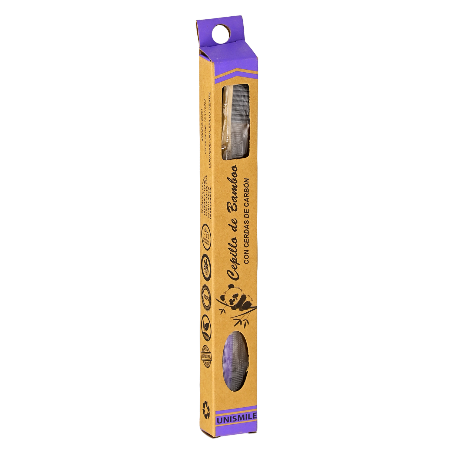 Cepillo Dental De Bamboo Mango Redondo UNISMILE 1 U