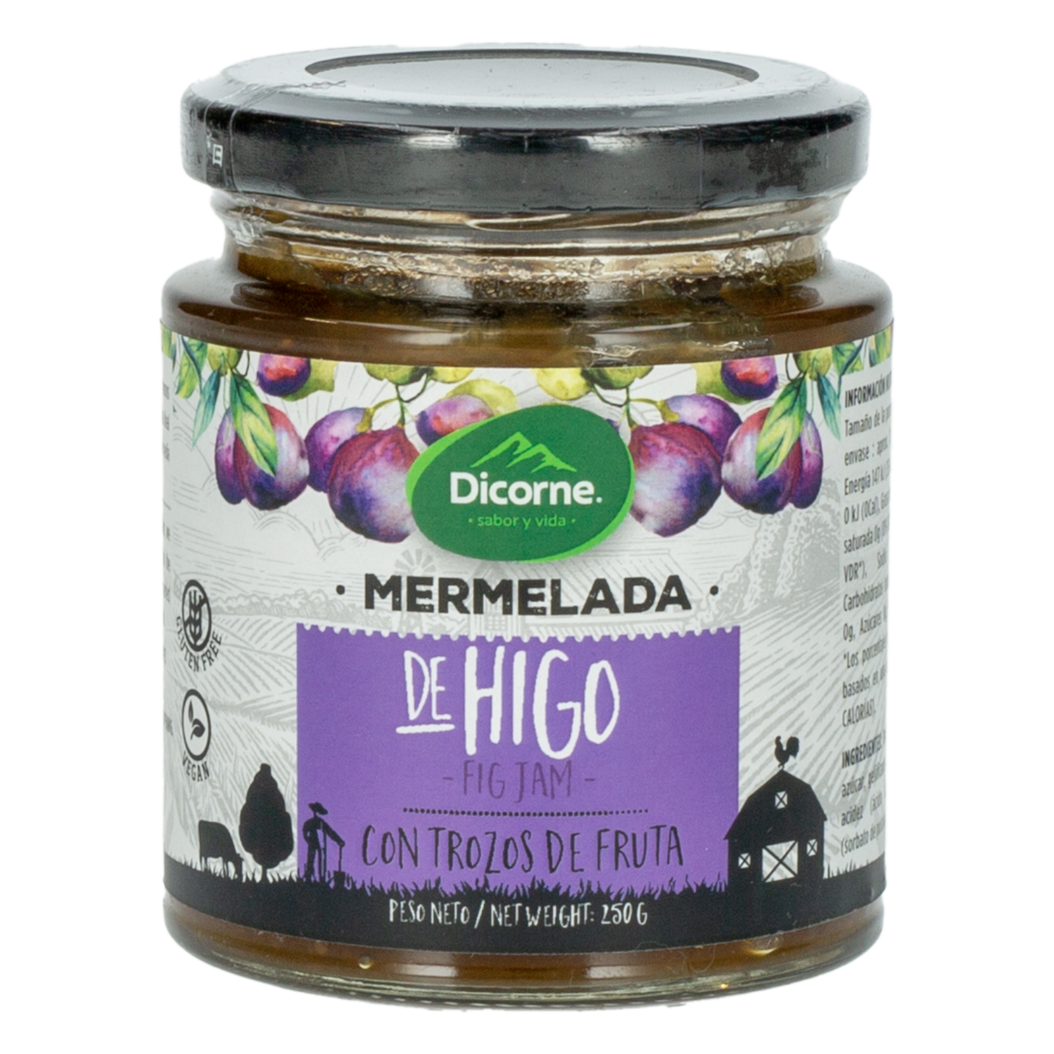 Mermelada De Higo En Conserva DICORNE 250 G