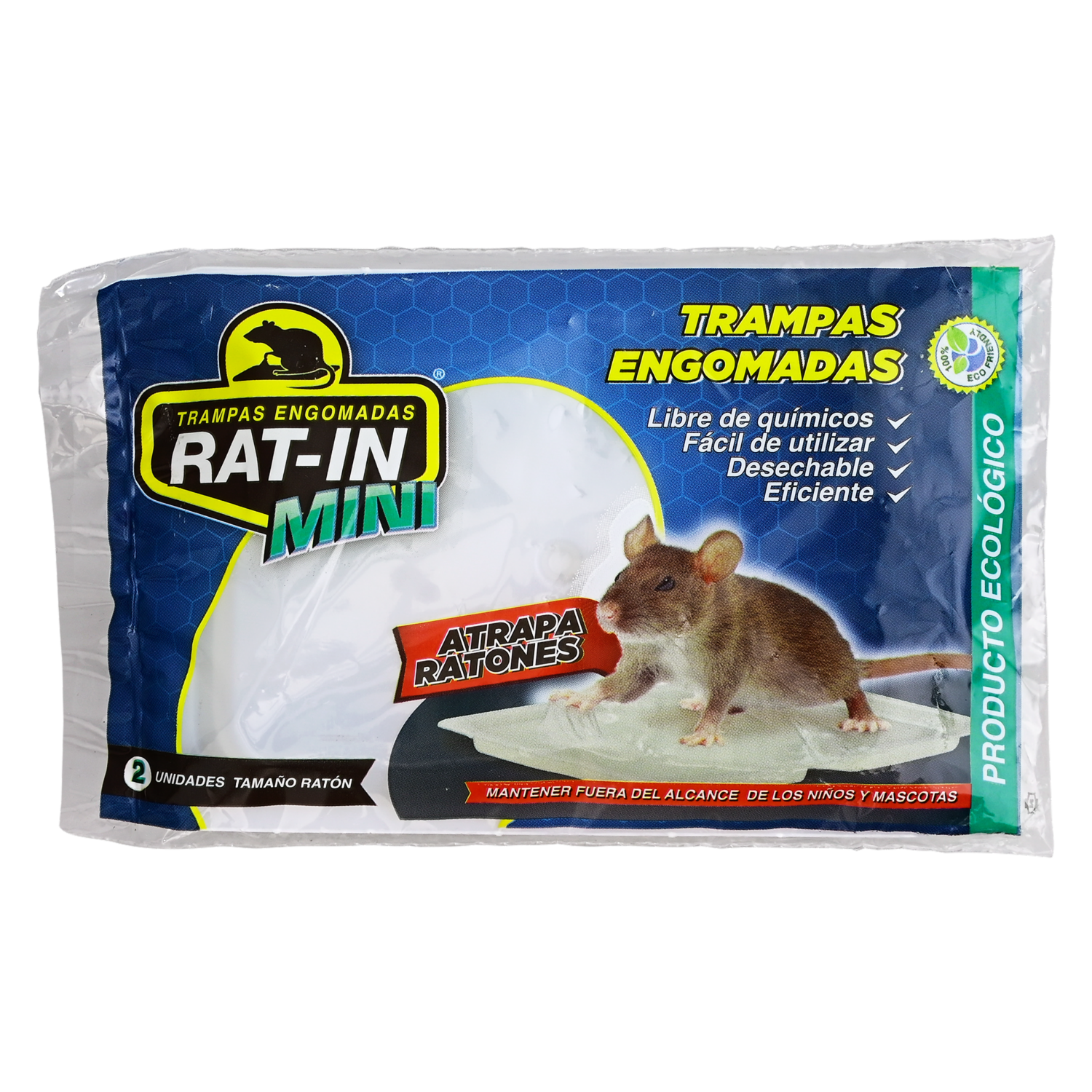 Trampa Para Ratón Engomada X 2U RAT-IN 2 Unidades