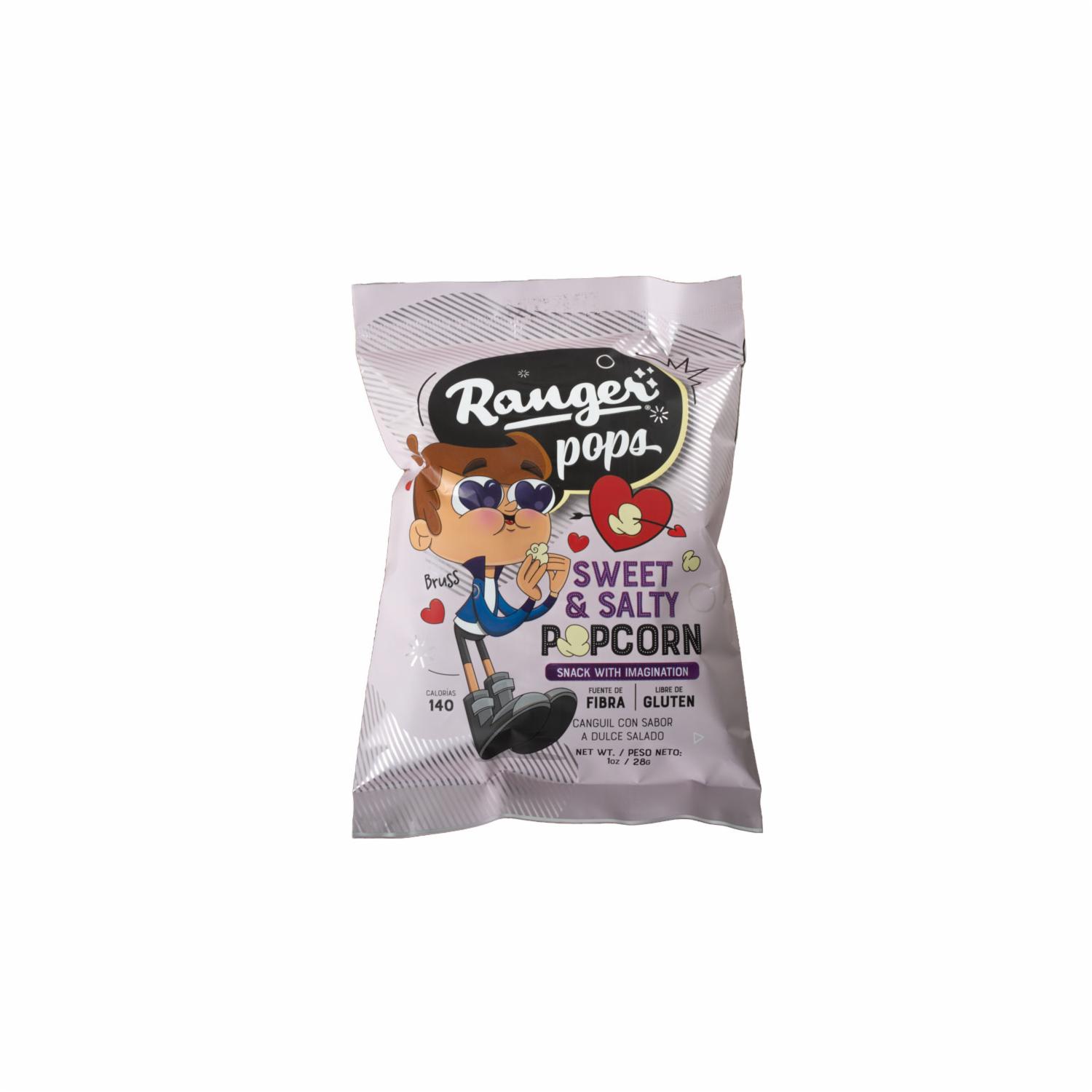 Canguil Dulce Salado Sin Gluten RANGER POPS 28 g
