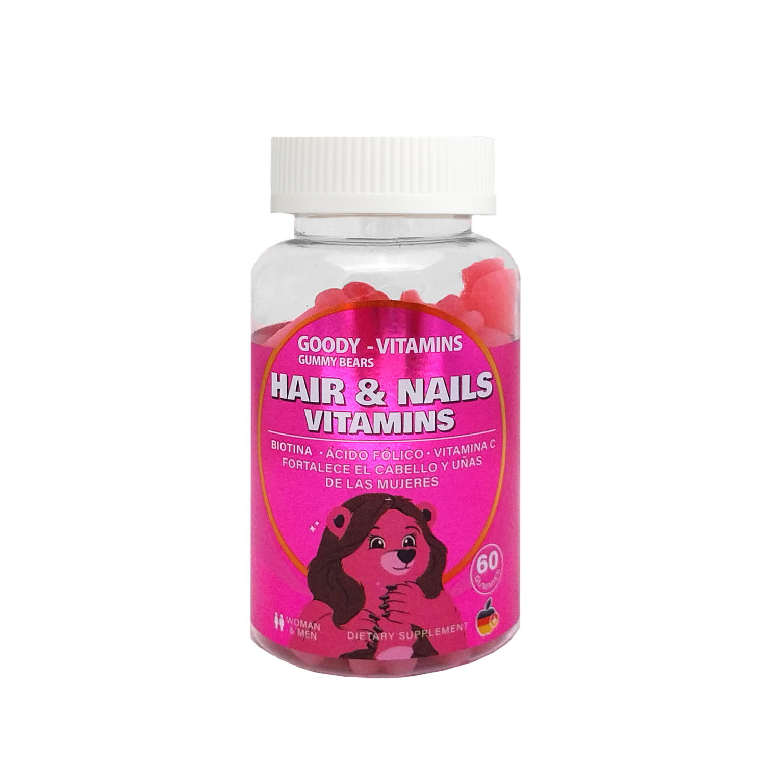 Gomitas Vitamínicas Para Mujeres Fortalecedoras De Cabello Y Uñas GOODY VITAMINS 150 G