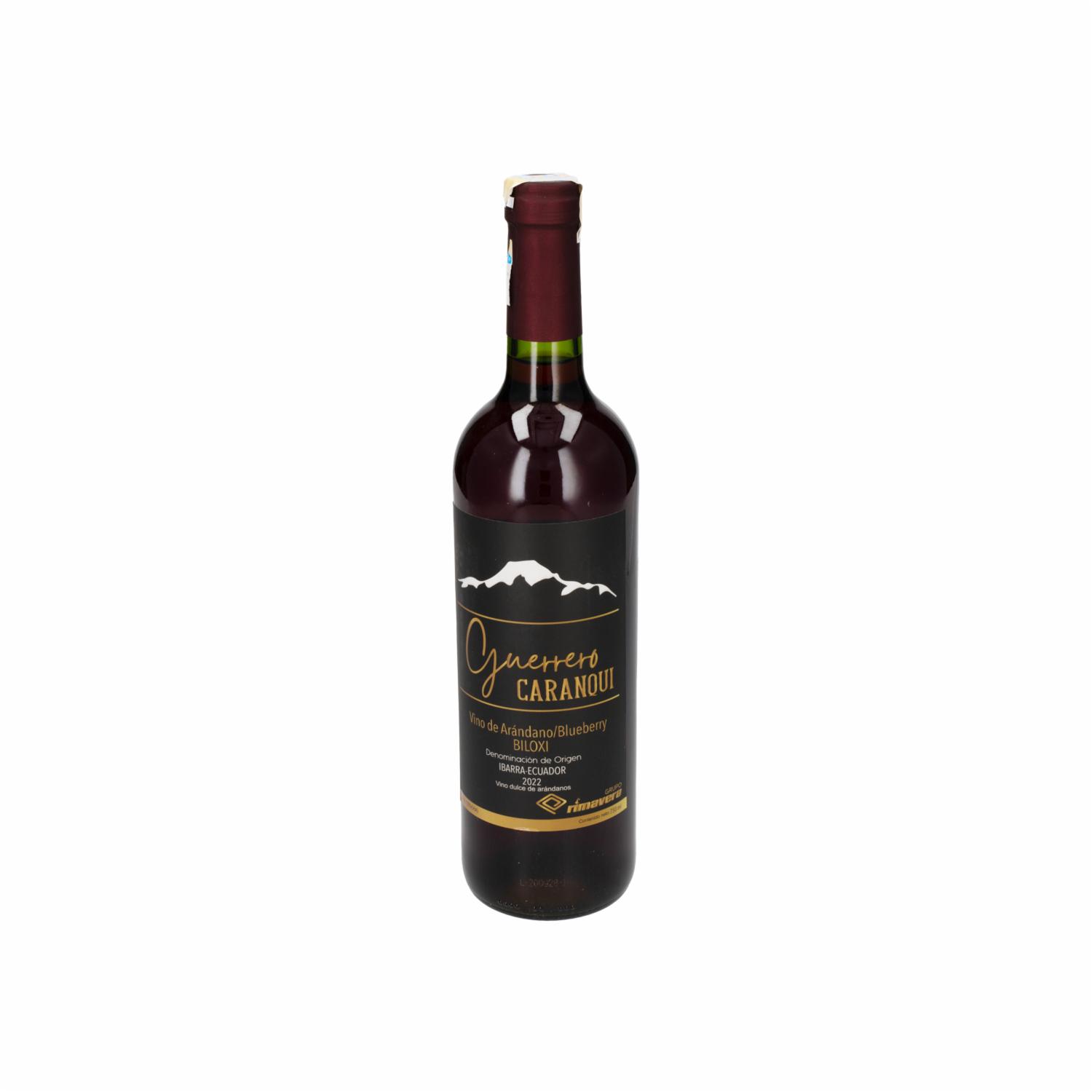Vino Dulce De Arandano Guerrero Caranqui 750 Ml