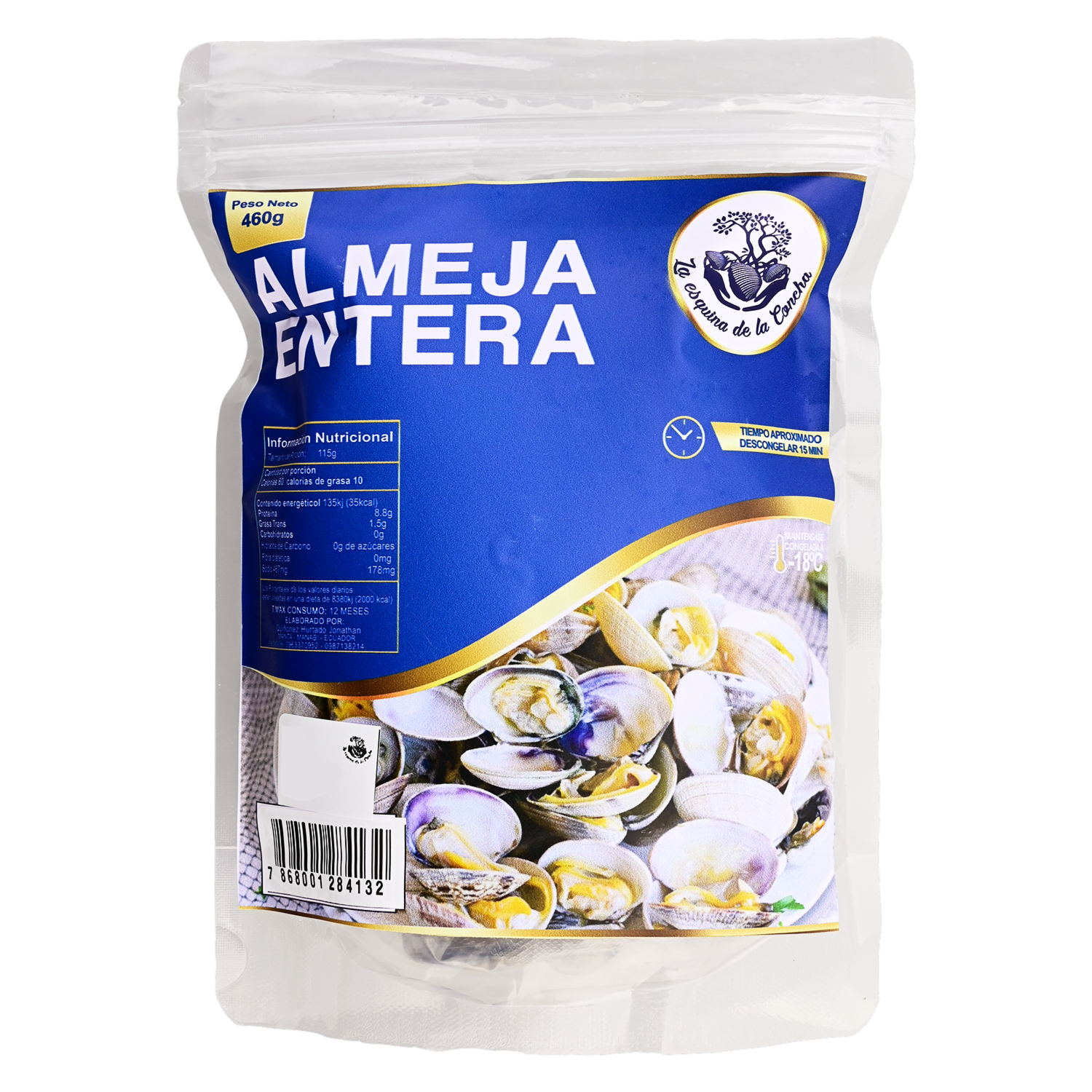 Almejas Enteras LA ESQUINA DE LA CANCHA 460 G
