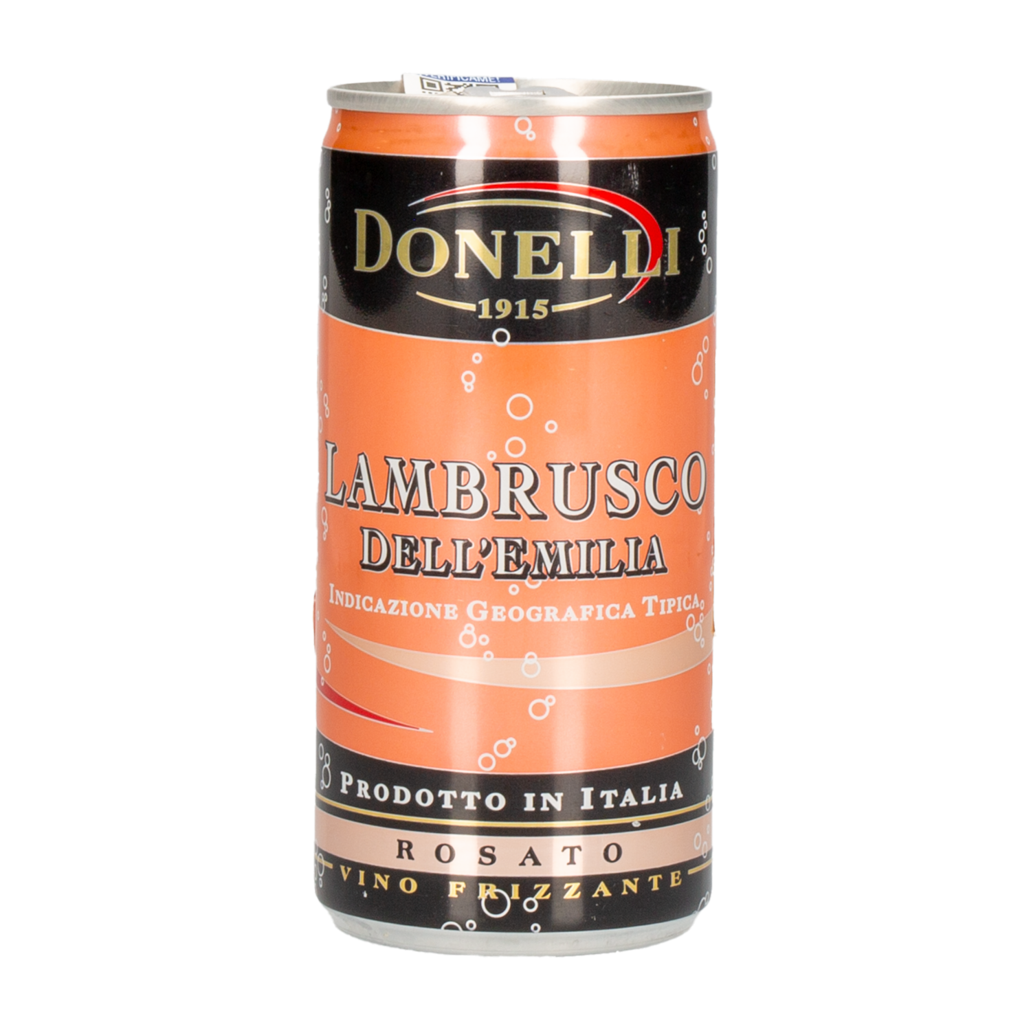 Vino Espumante Rosato Italiano En Lata DONELLI 200 Ml