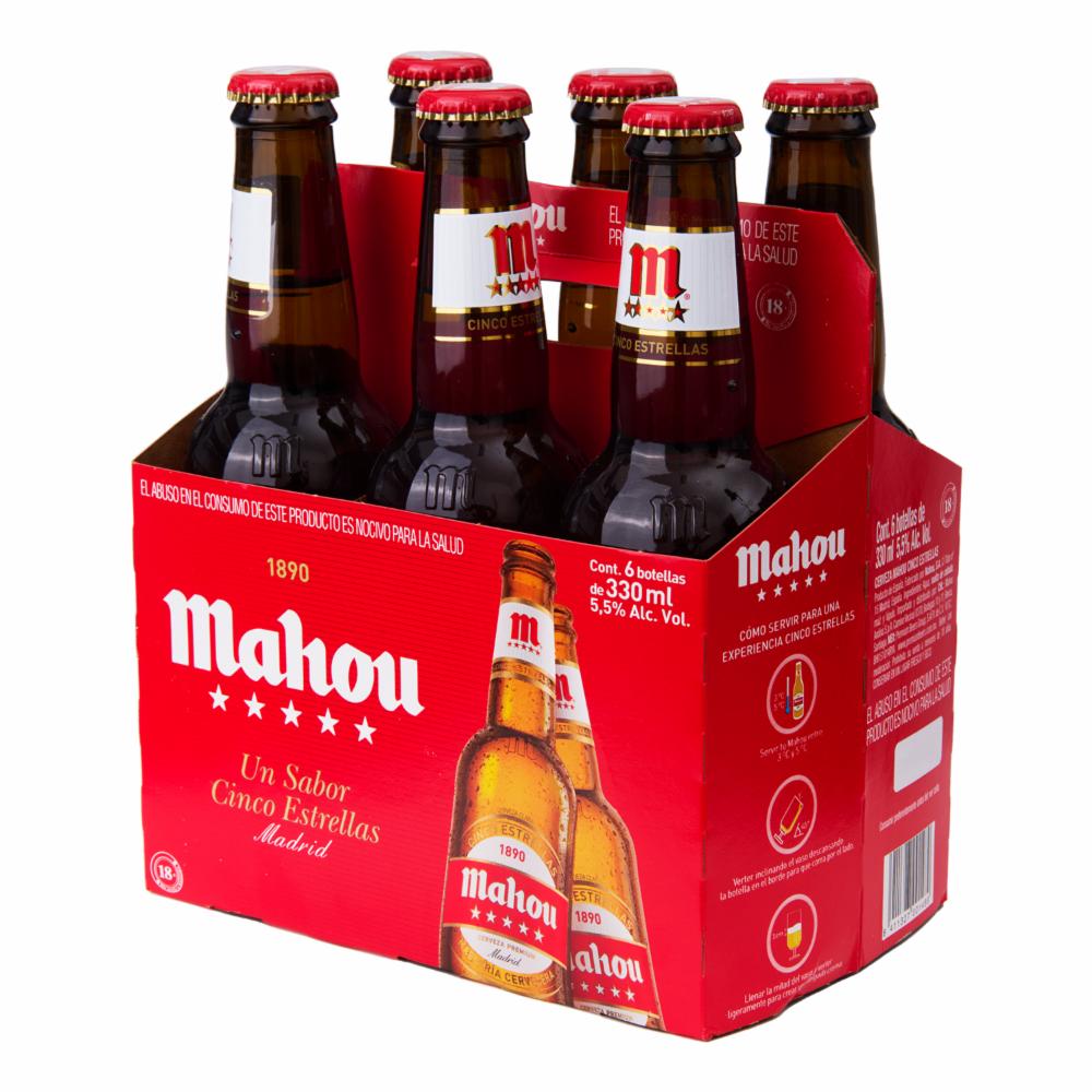 Cerveza 5 Estrellas Mahou 6 X 330 Ml