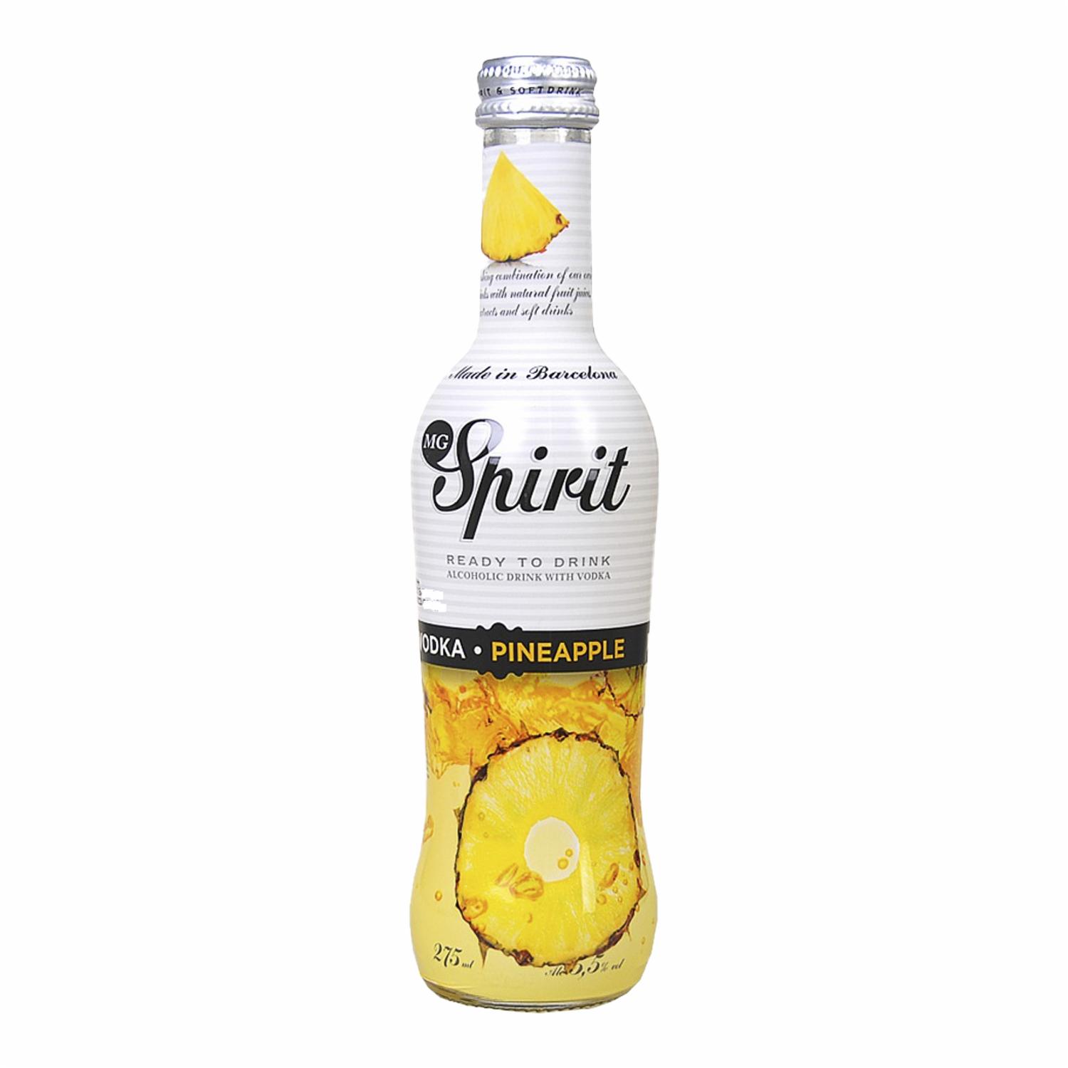 Cóctel De Vodka Piña Mg Spirit 275 Ml