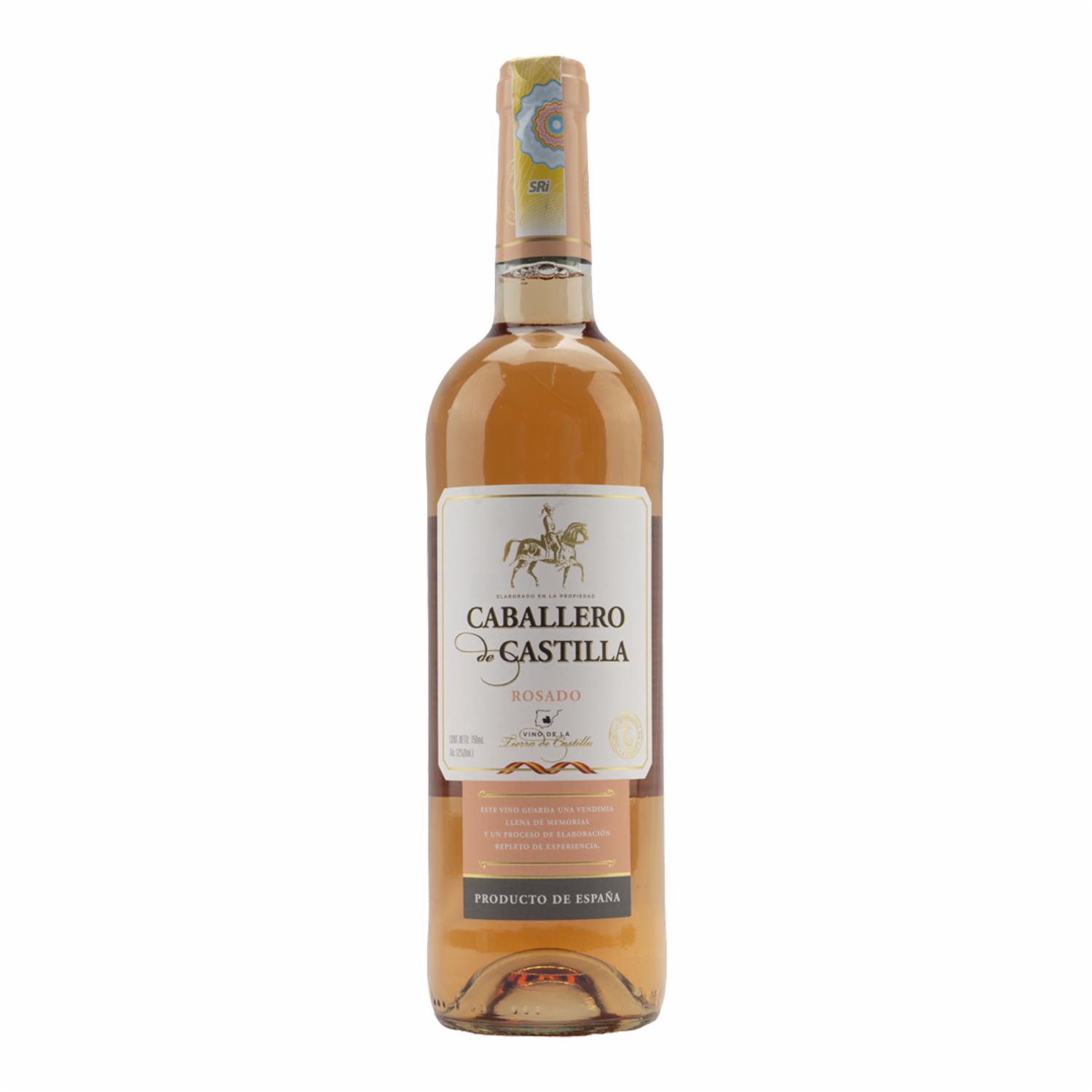 Vino Rosado Rosado Caballero De Castilla 750 Ml
