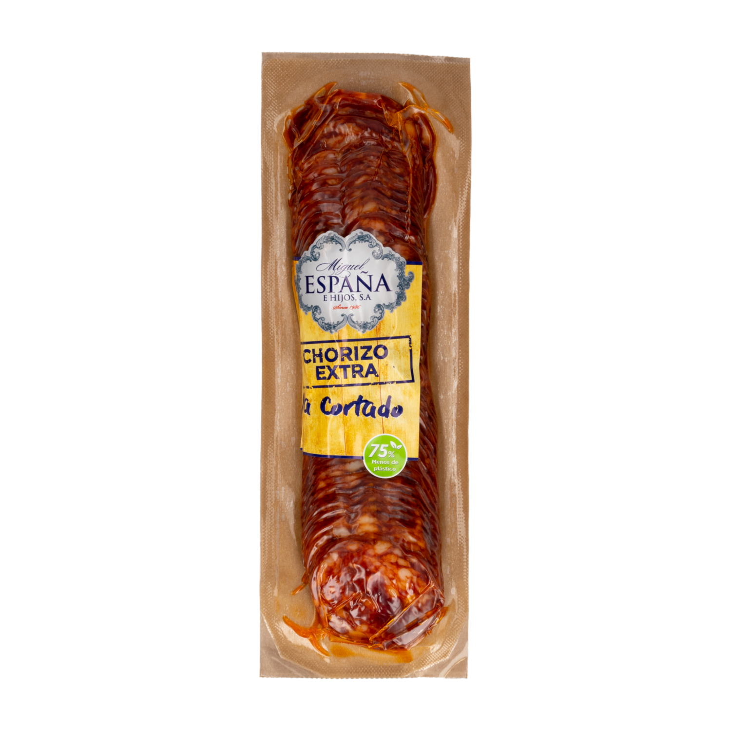 Chorizo Extra Ya Cortado MIGUEL ESPAÑA E HIJOS 200 G
