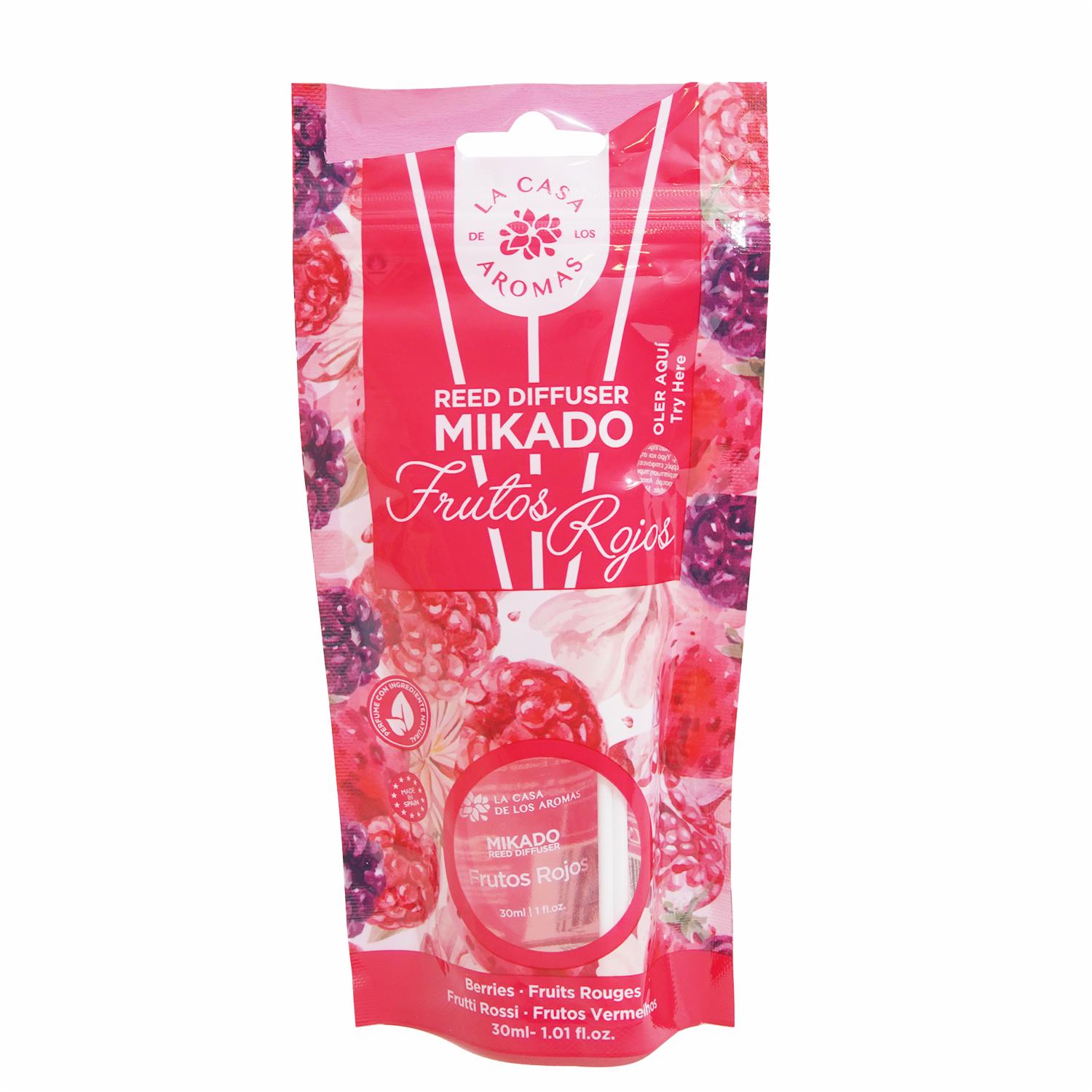 Ambientador Mikado Bambú Reed Frutos Rojos LA CASA DE LOS AROMAS 30 Ml