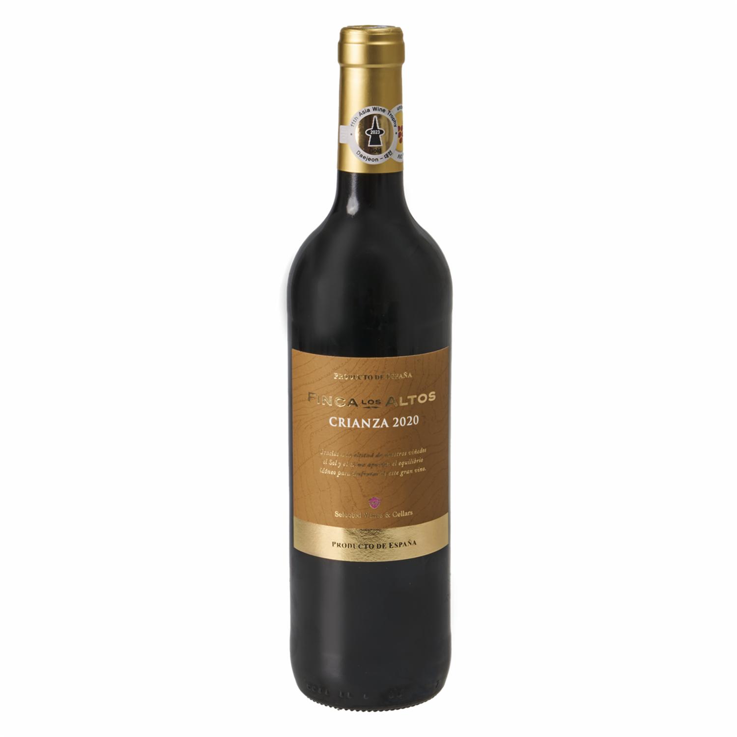Vino Tinto Crianza 2020 Finca Los Altos 750 Ml