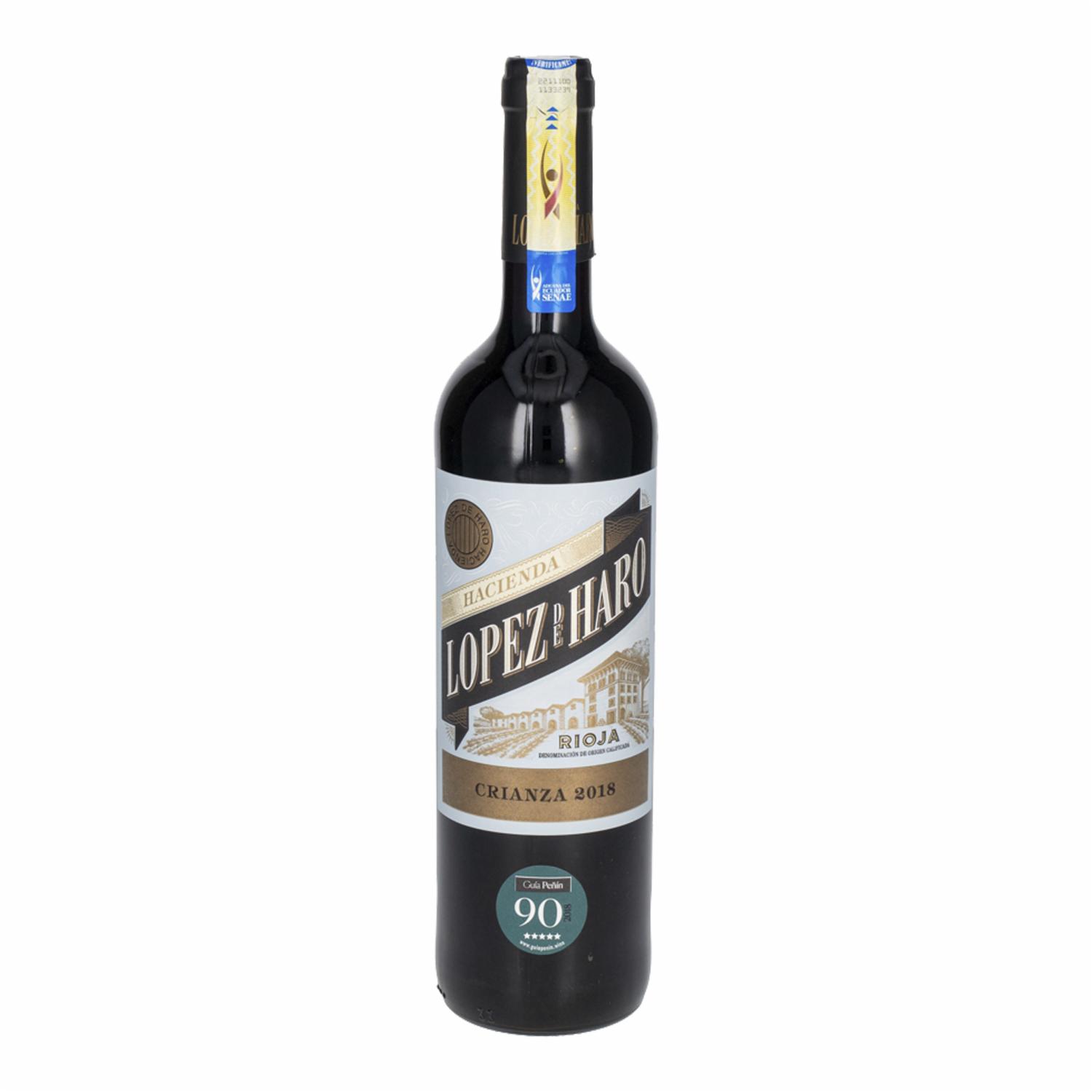 Vino Tinto Crianza LOPEZ DE HARO 750 Ml