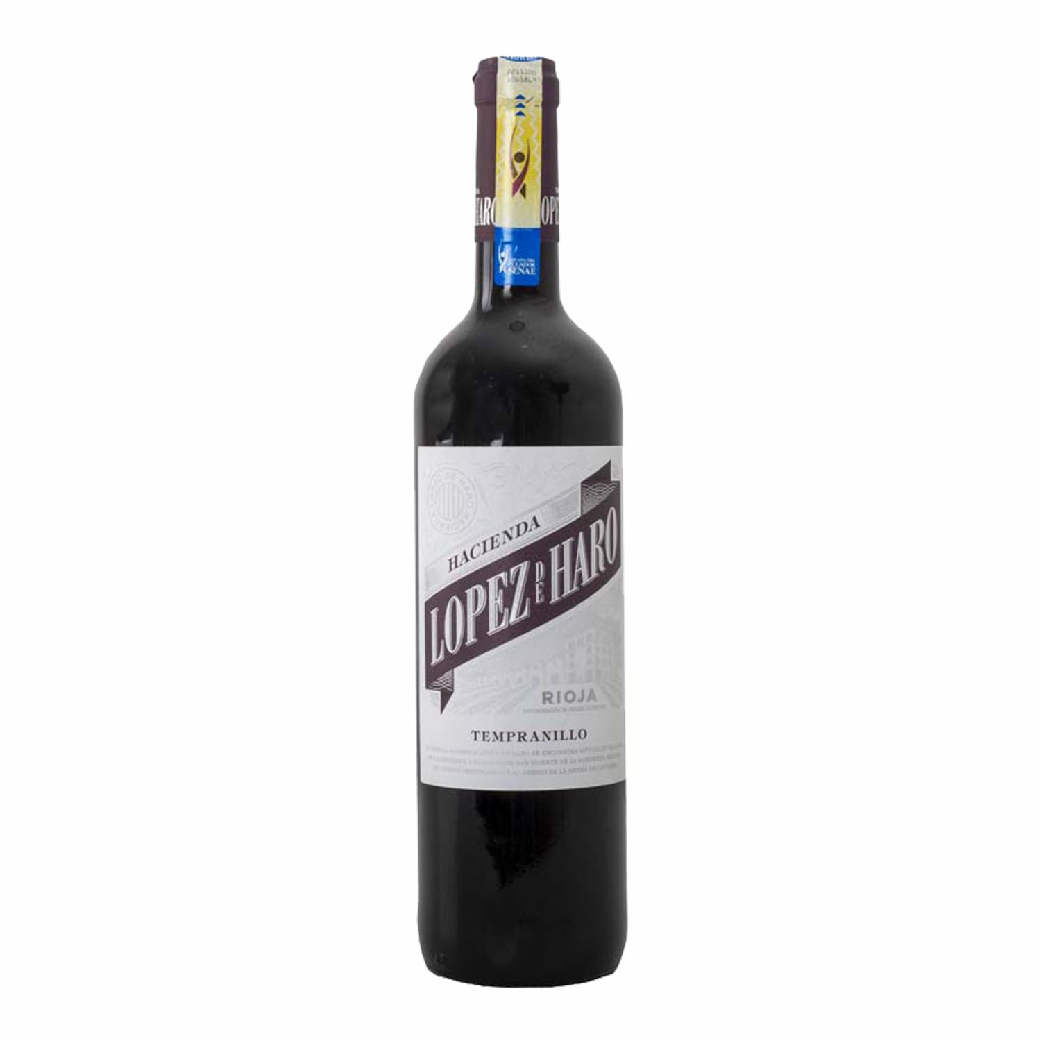 Vino Tinto Tempranillo LOPEZ DE HARO 750 Ml
