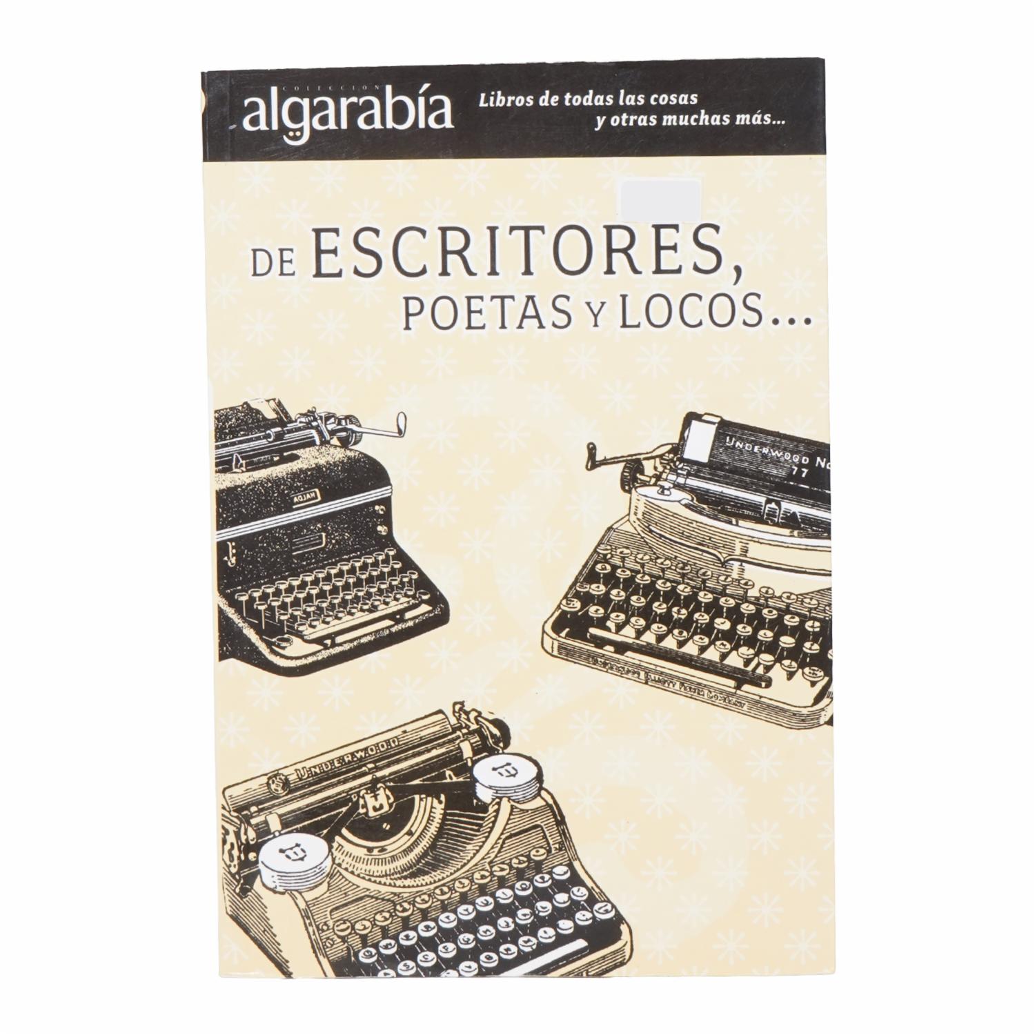 Libro De Escritores Poetas Y Locos LECTORUM 187 Páginas