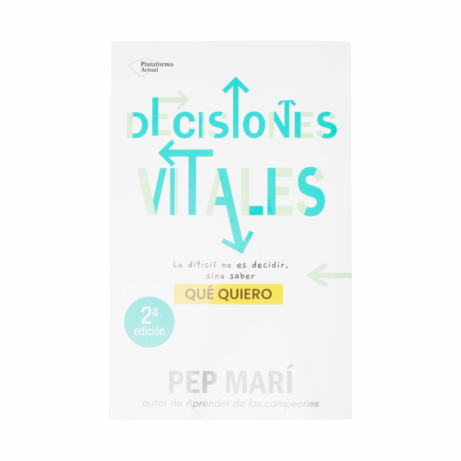 Libro Desiciones Vitales MR.BOOKS 133 Páginas