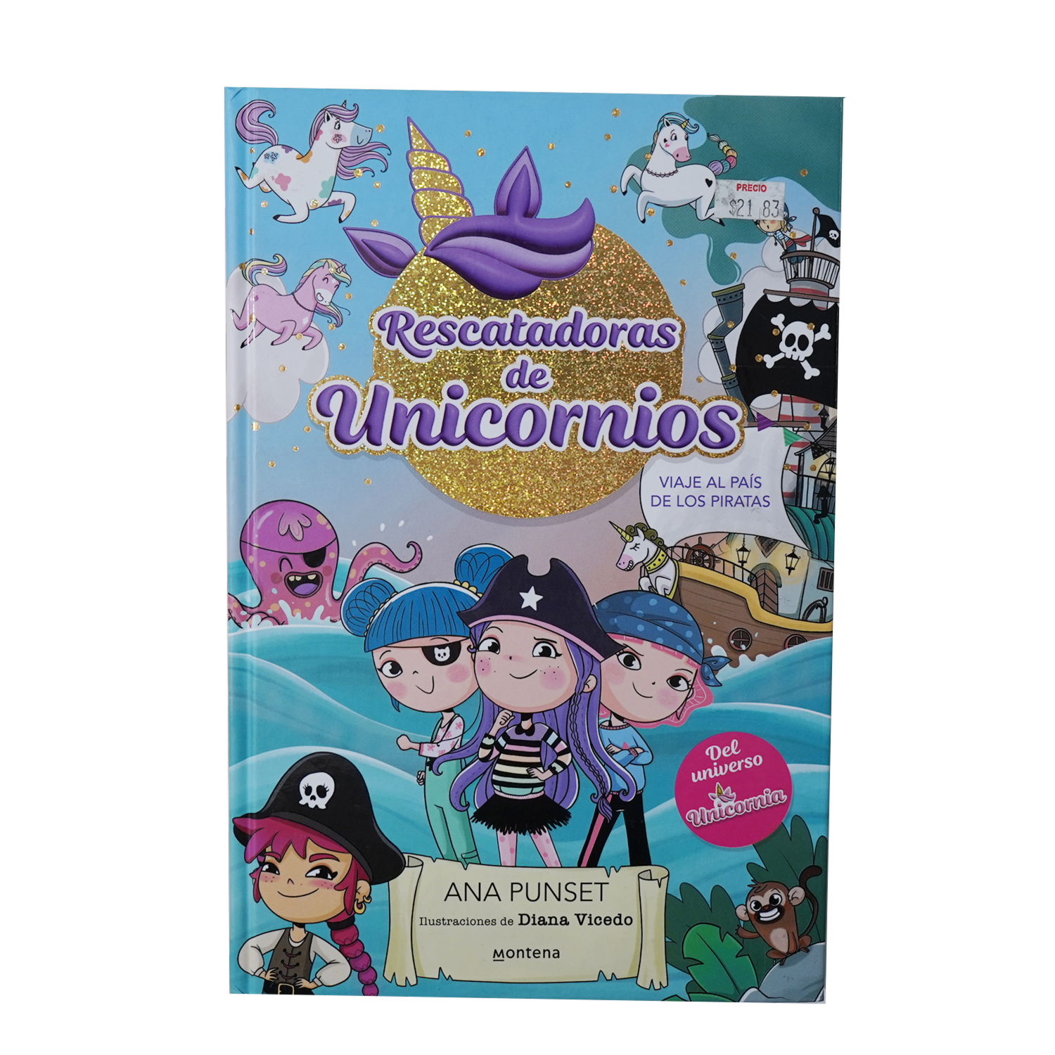 Libro Unicornia Rescatadoras 4 Piratas MONTENA 78 Páginas