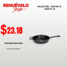 Sartén Mate Victoria 25cm