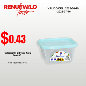 Foodkeeper N1 C/t Verde Menta Velvet 0.7 l