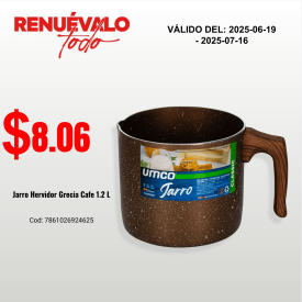 Jarro Hervidor Grecia Cafe 1.2 L