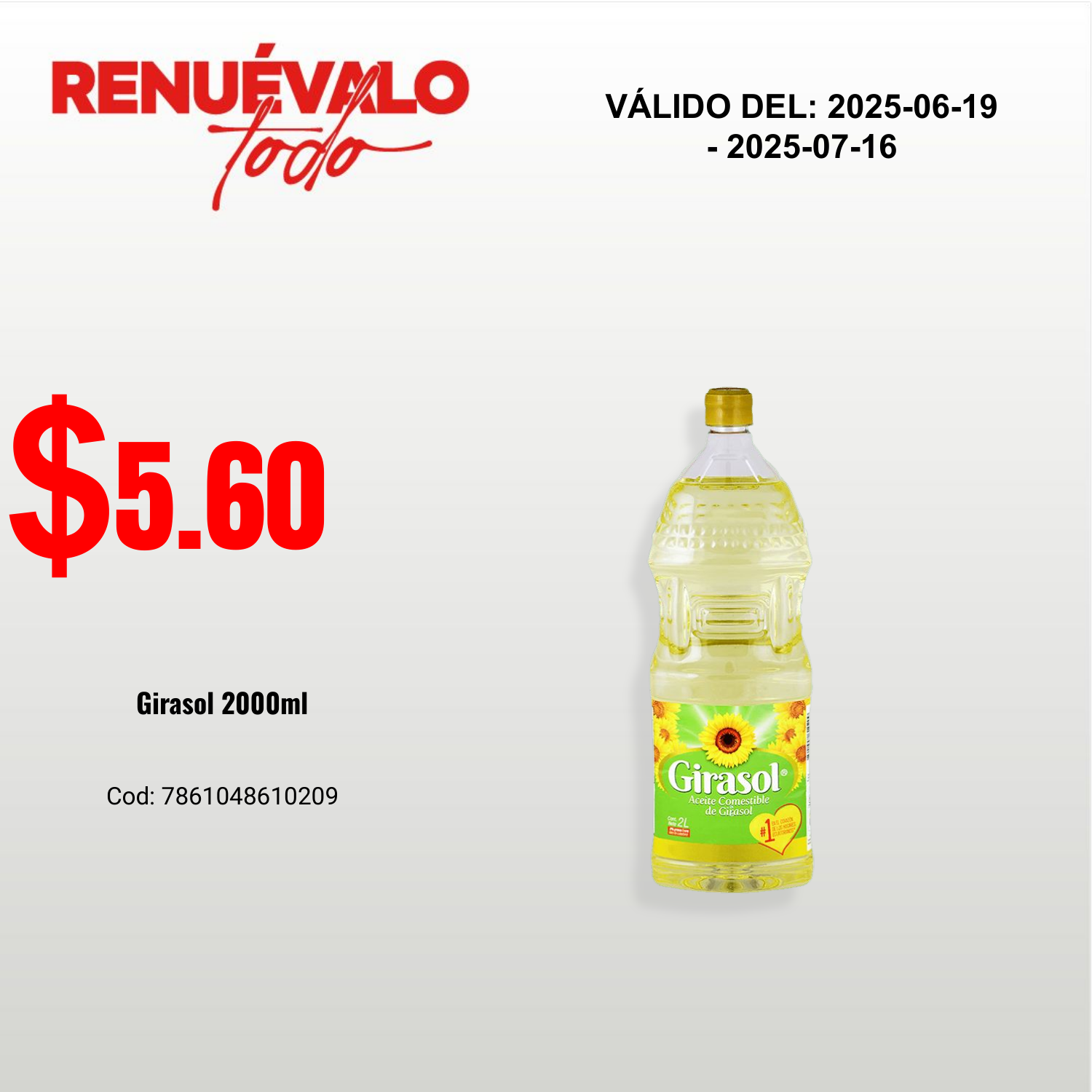 Girasol 2000ml