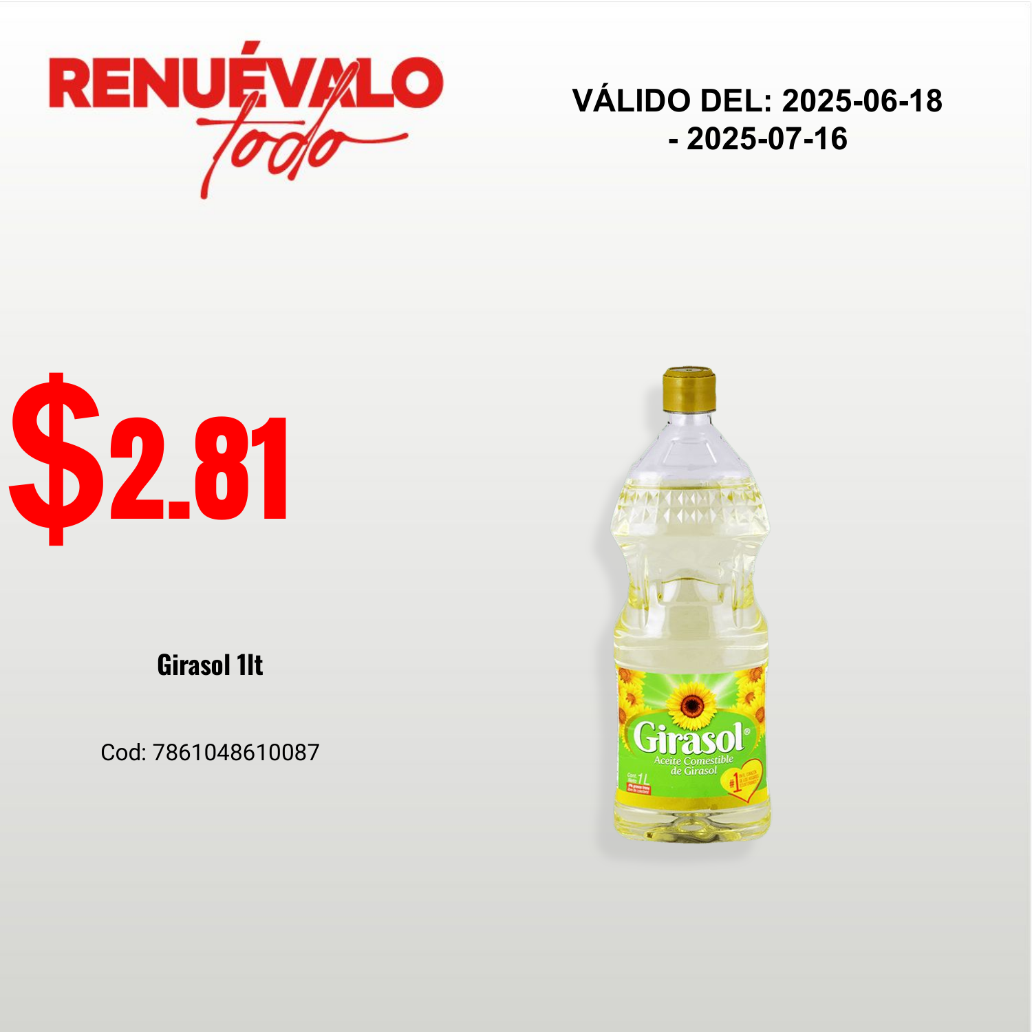 Girasol 1lt