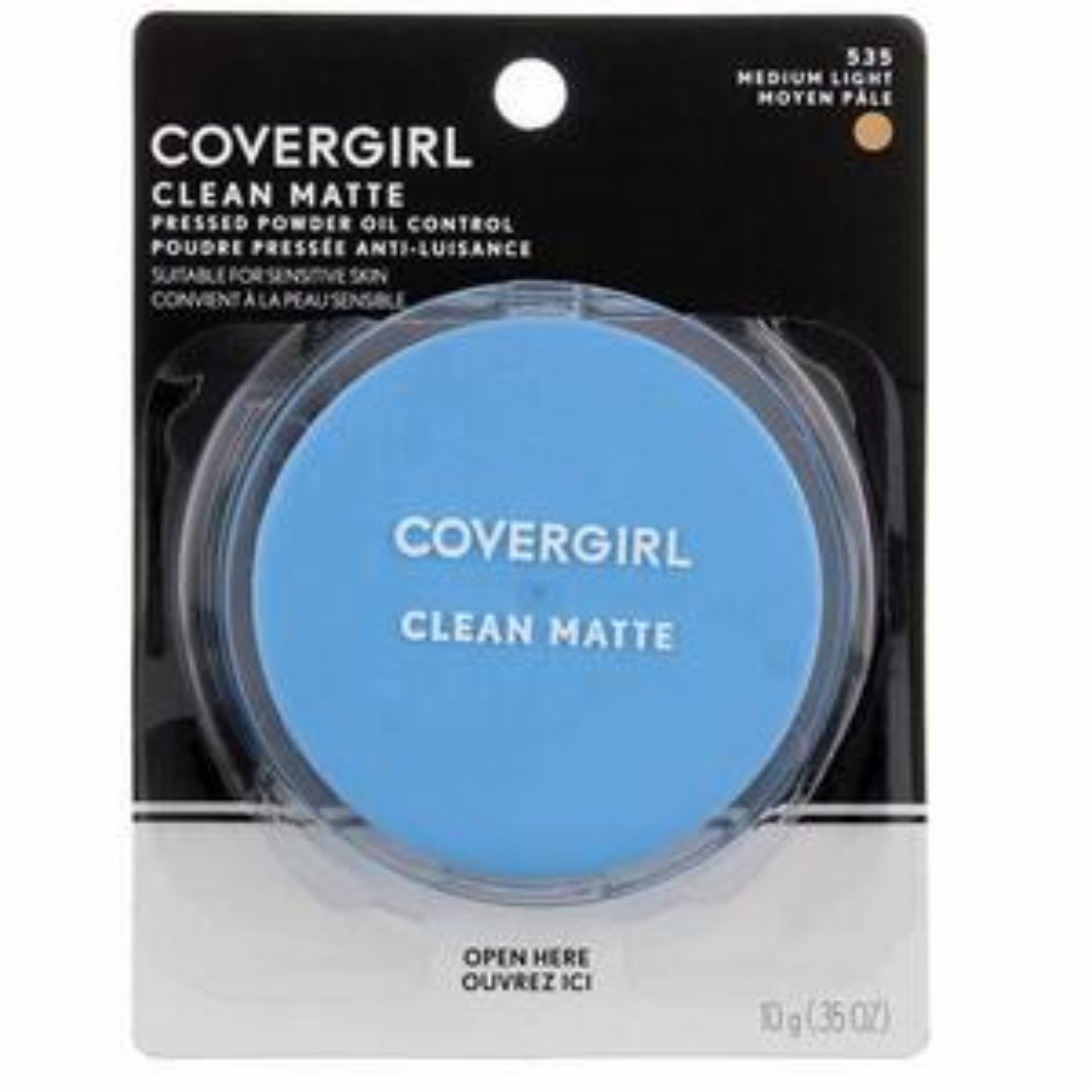 Polvo Compacto Clean Piel Grasa Med Lght COVER GIRL Unidad