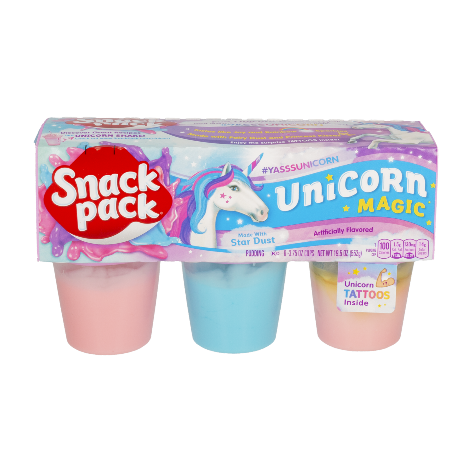 Pudin Unicornio SNACK PACK 92.14 G
