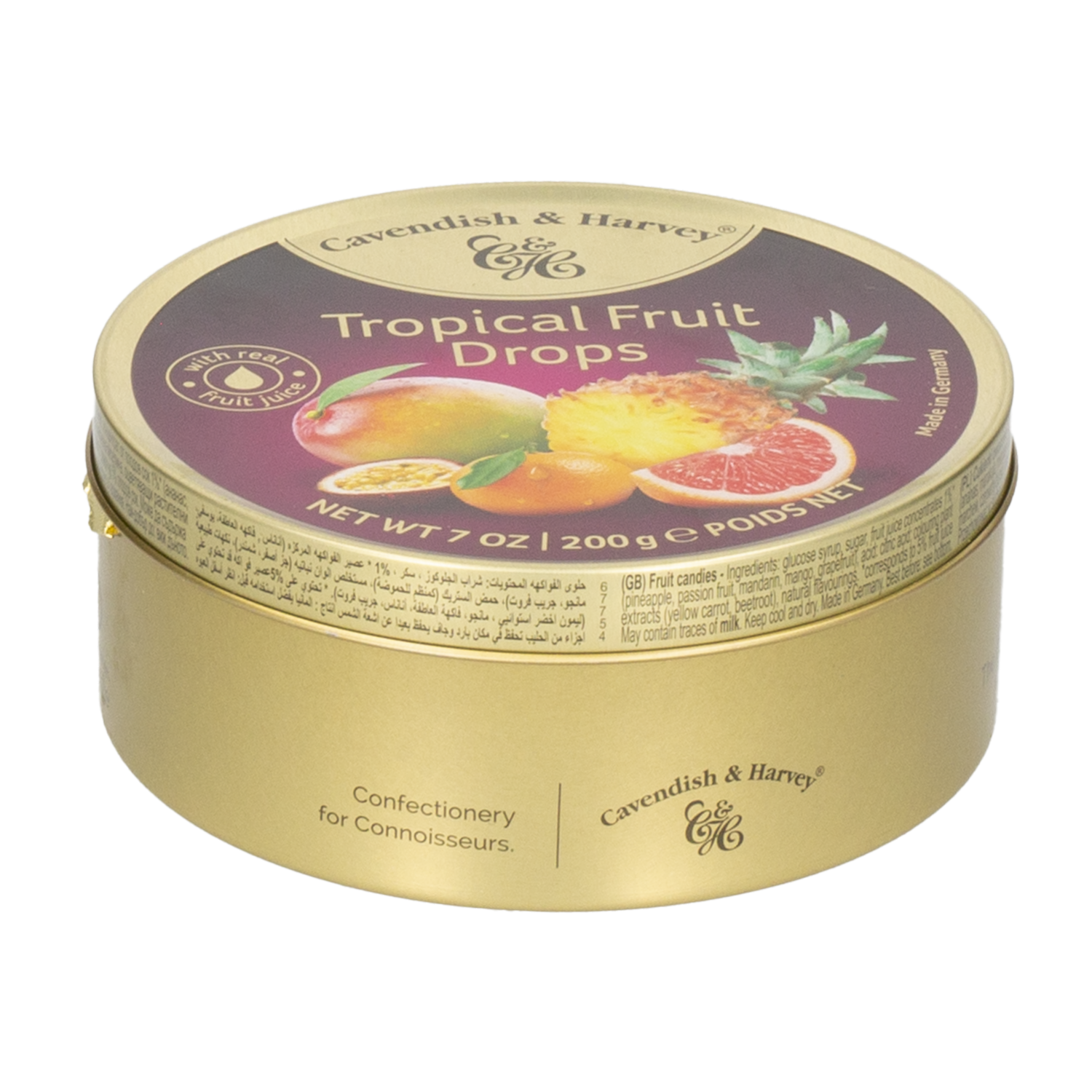 Caramelos Tropical Fruit CAVENDISH & HARVEY 200 G