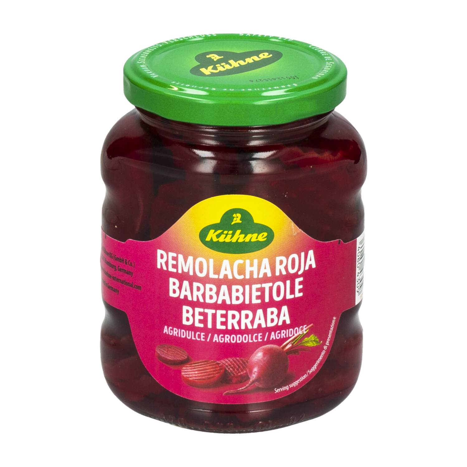 Remolacha En Rodajas Agridulce KÜHNE 330 G